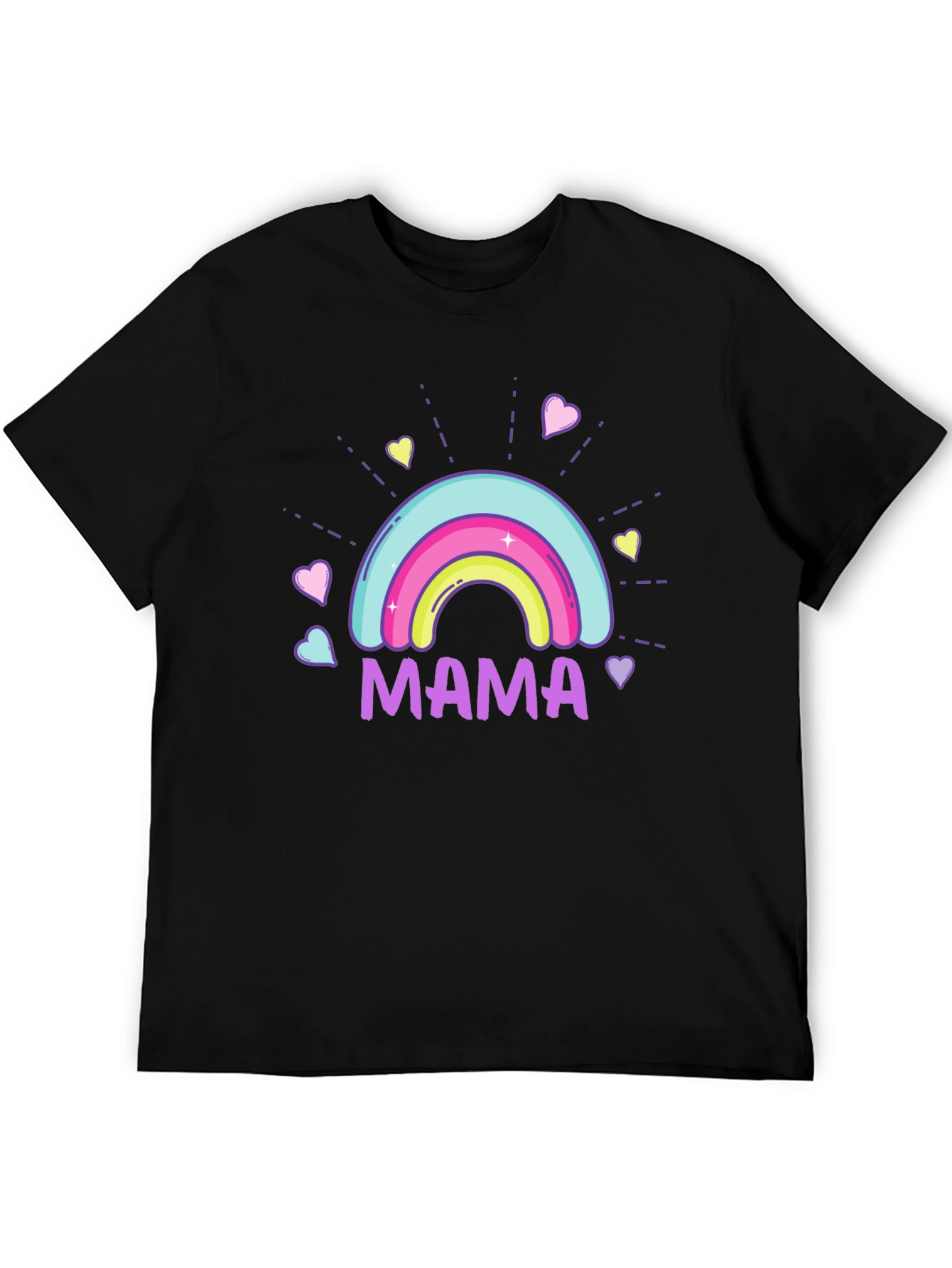 Mama Rainbow Graphic T-Shirt - Cute Mothers Day Gift