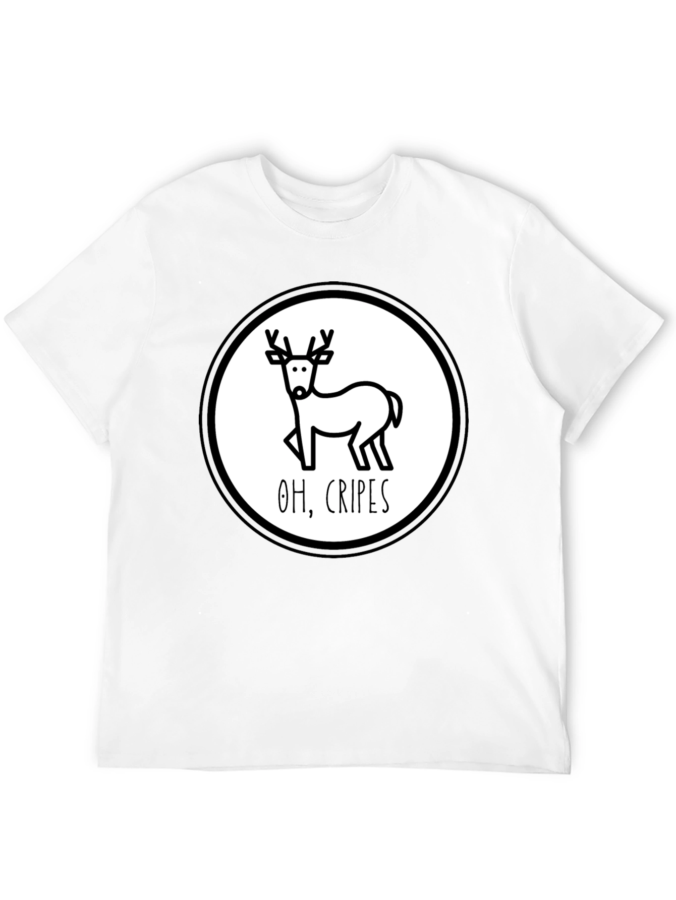 Funny Deer Oh Cripes T-Shirt
