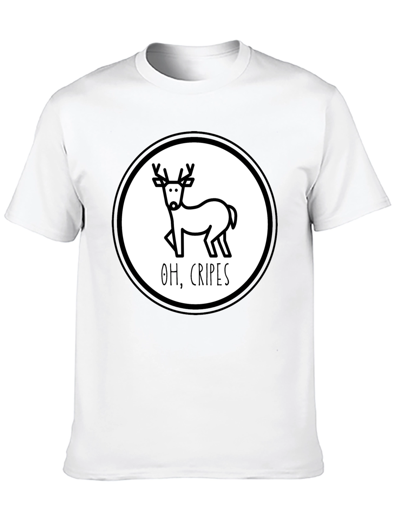 Funny Deer Oh Cripes T-Shirt