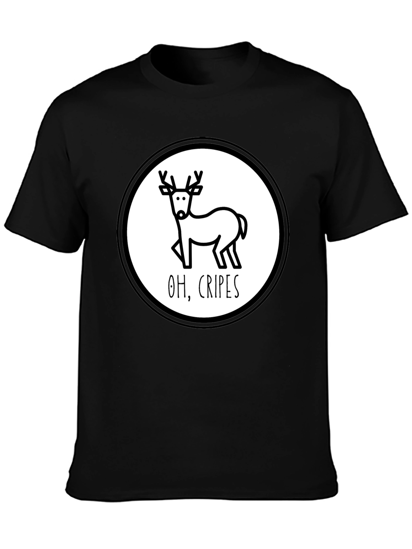 Funny Deer Oh Cripes T-Shirt