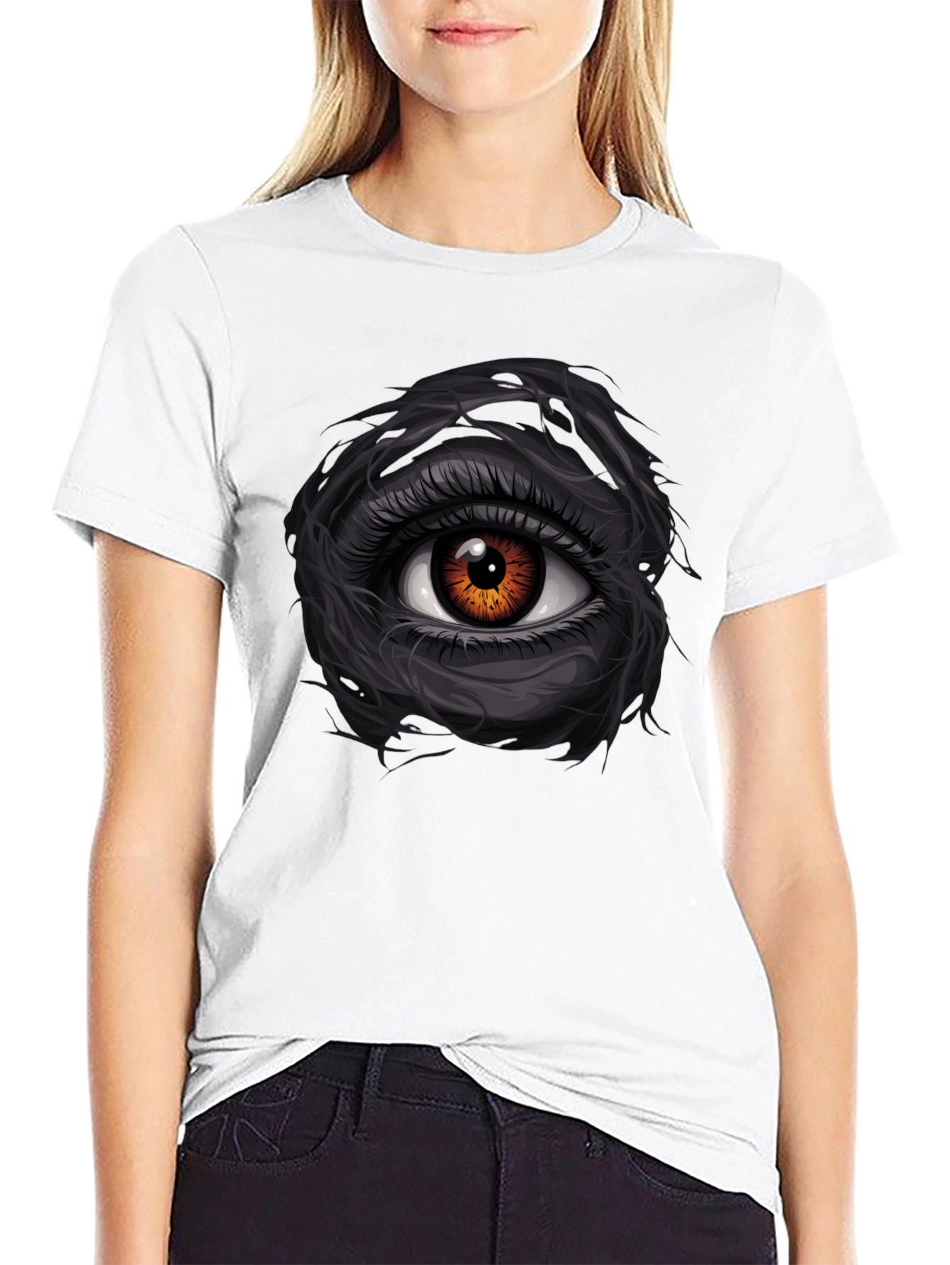 Eye Graphic Tee - Mens Black T-Shirt