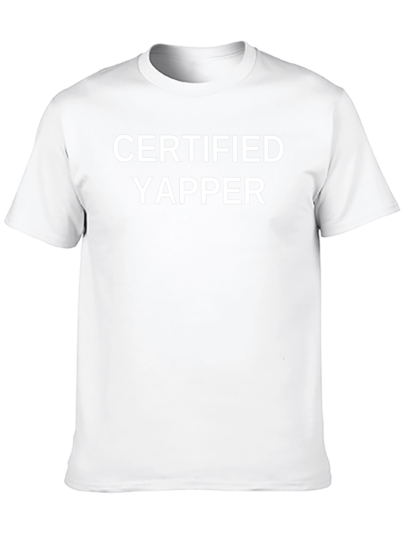 Certified Yapper Graphic Tee - Black
