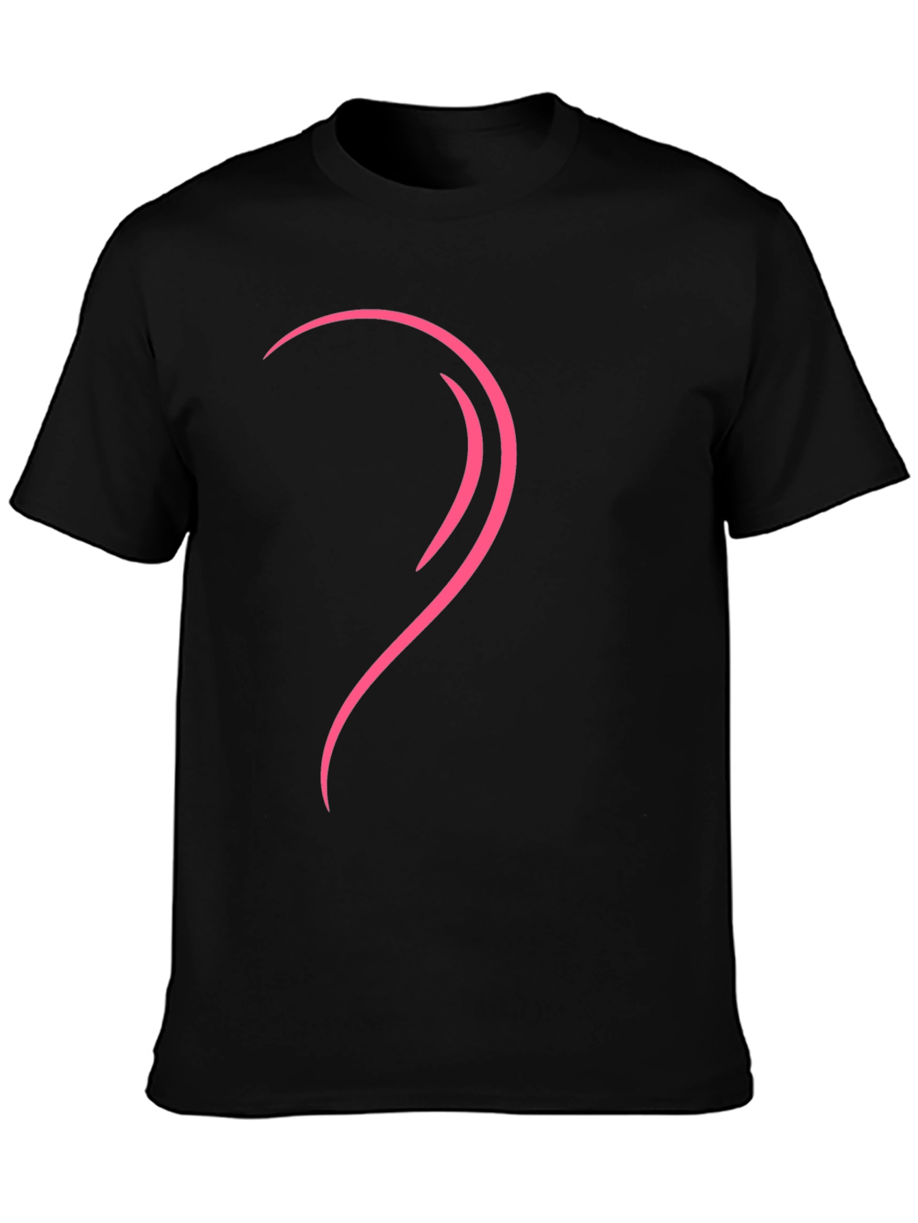 Modern Heart Graphic Tee - Left Side Design