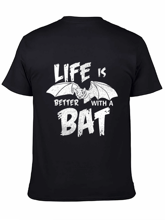 Life is Better with a Bat Graphic Tee