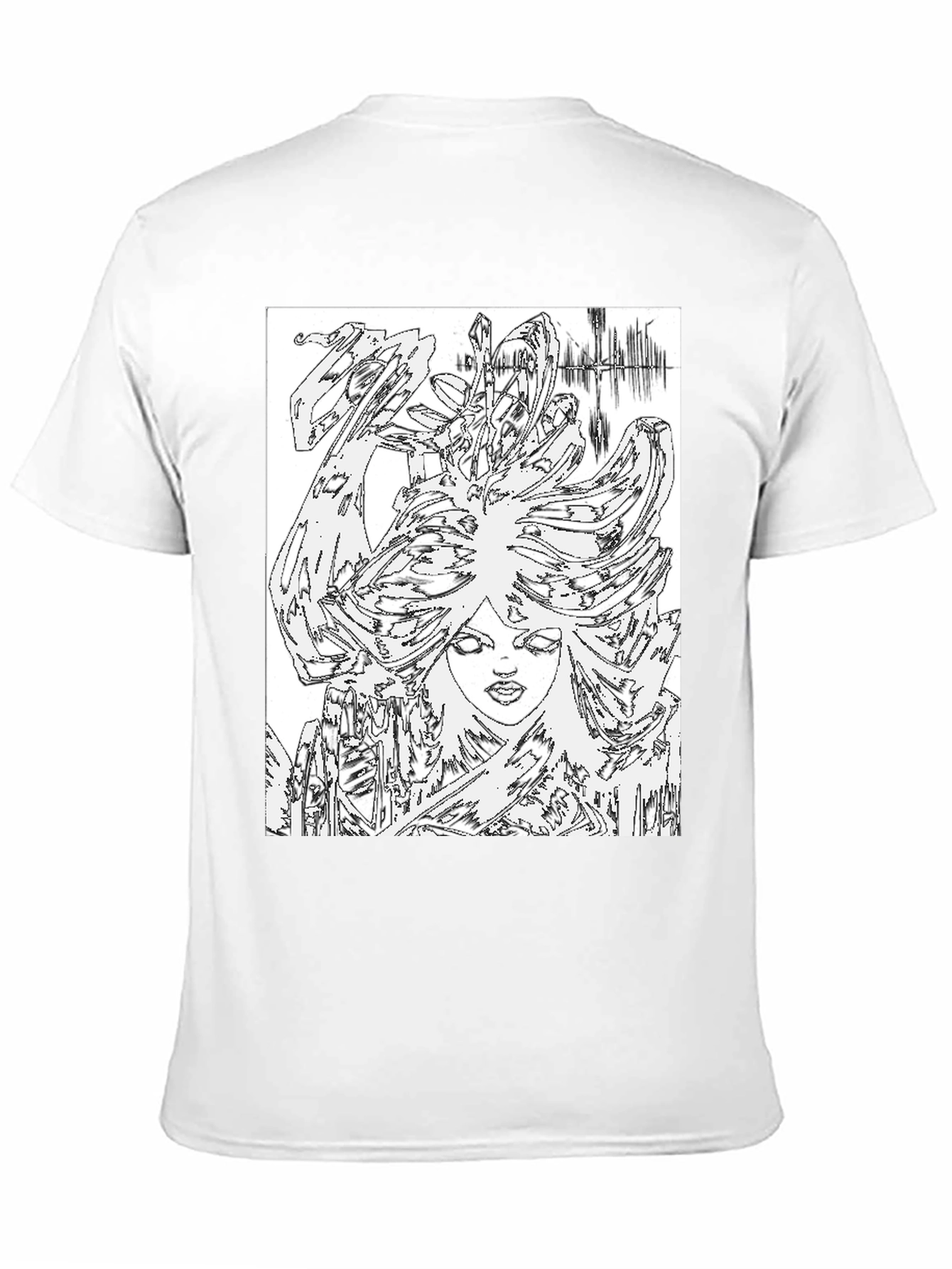 Abstract Art Black T-Shirt