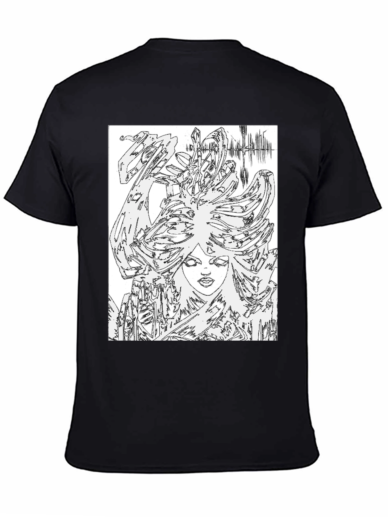Abstract Art Black T-Shirt