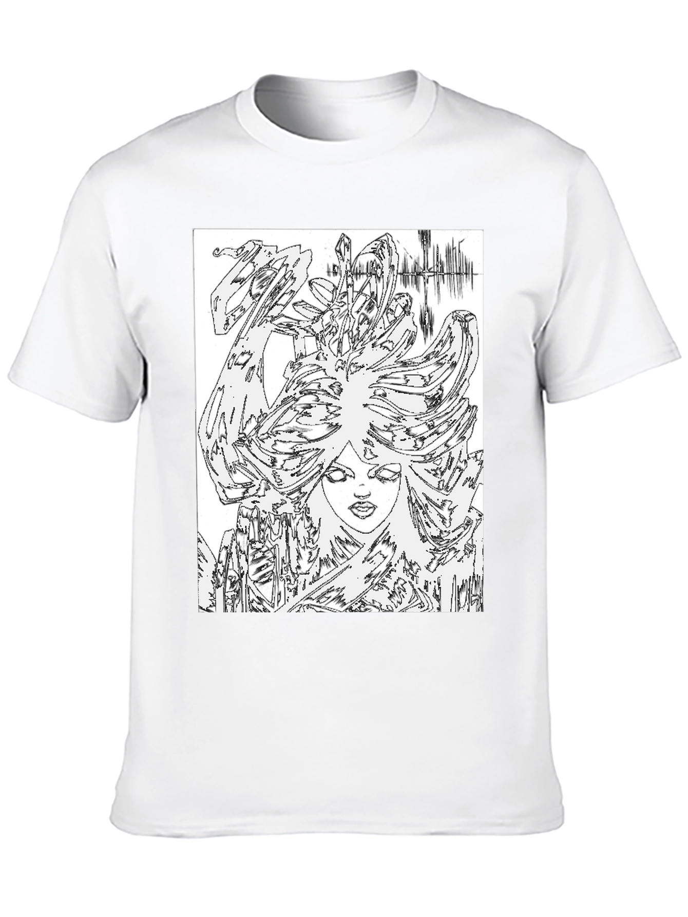 Abstract Art Black T-Shirt