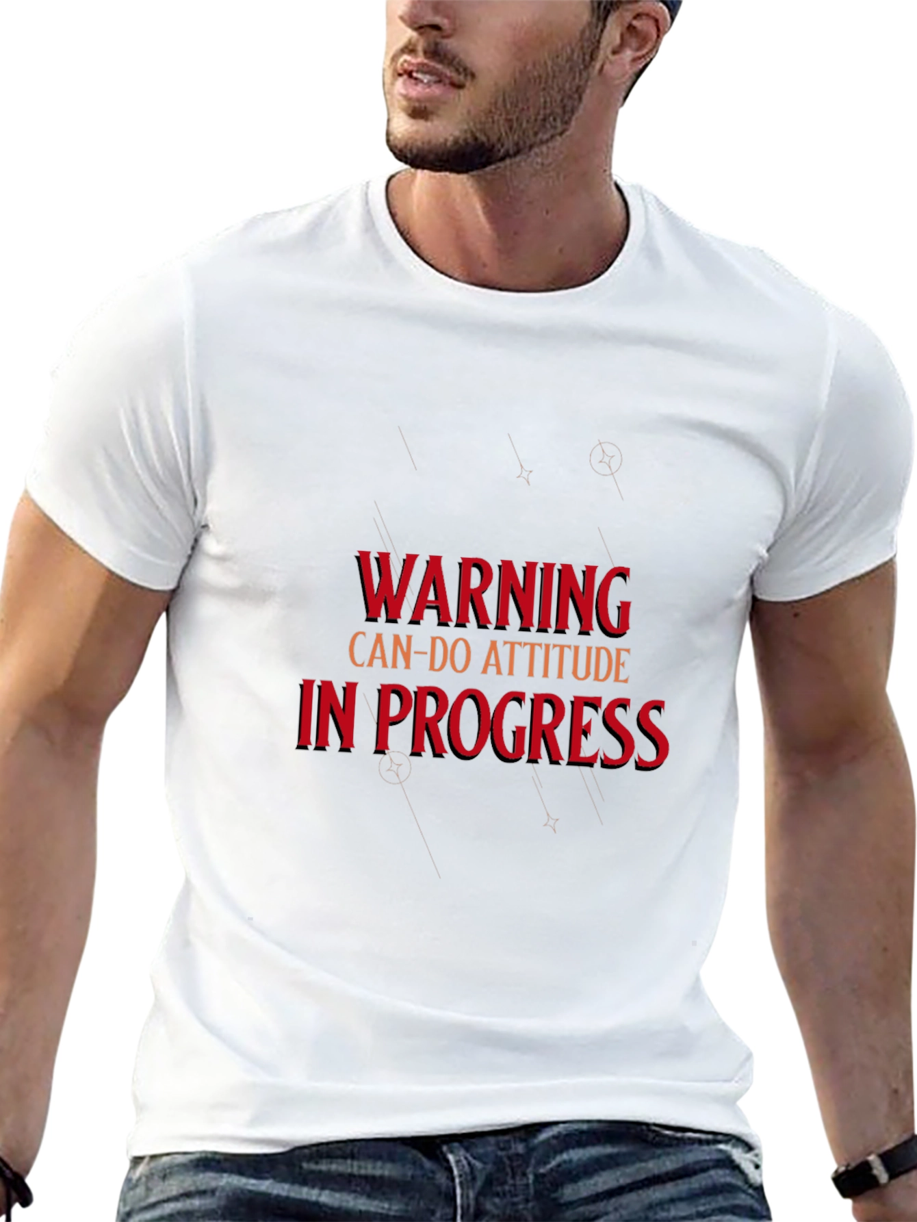 Warning Can-Do Attitude T-Shirt