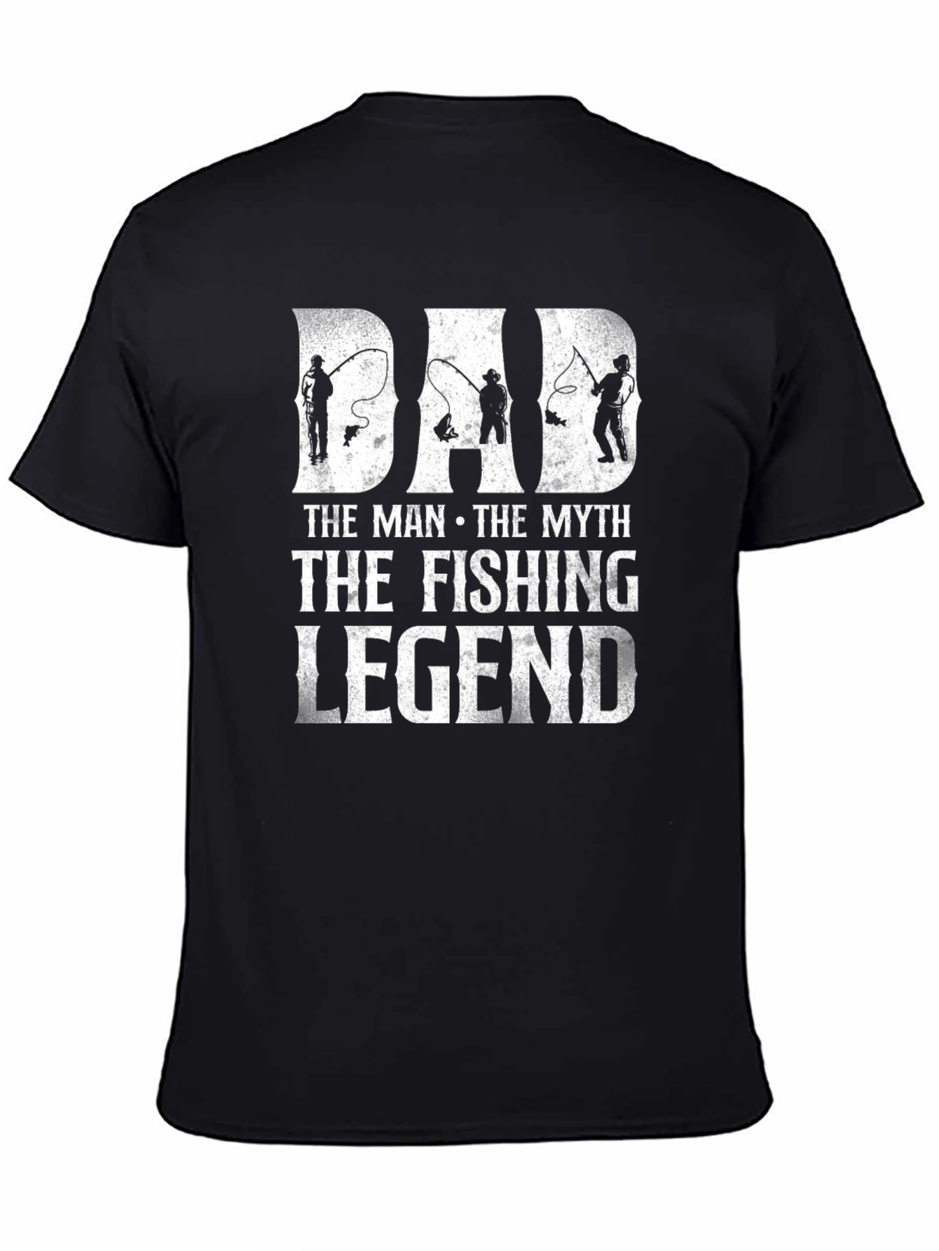 Dad Fishing Legend T-Shirt - The Man The Myth