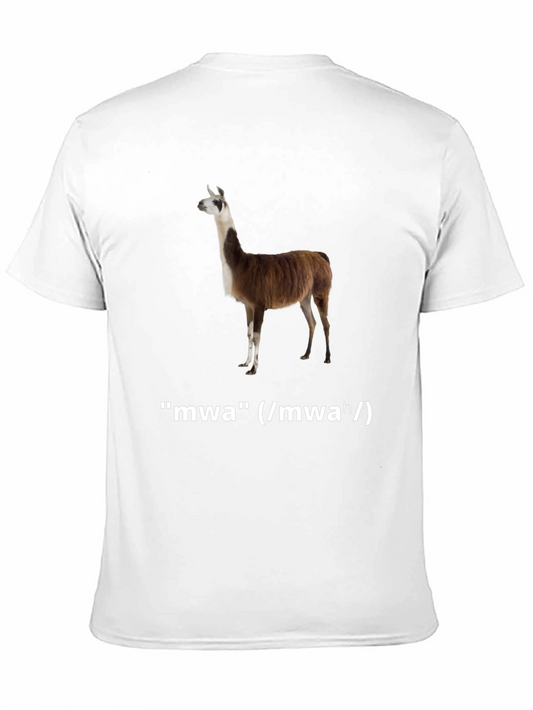 Llama Mwa T-Shirt - Humorous Animal Tee