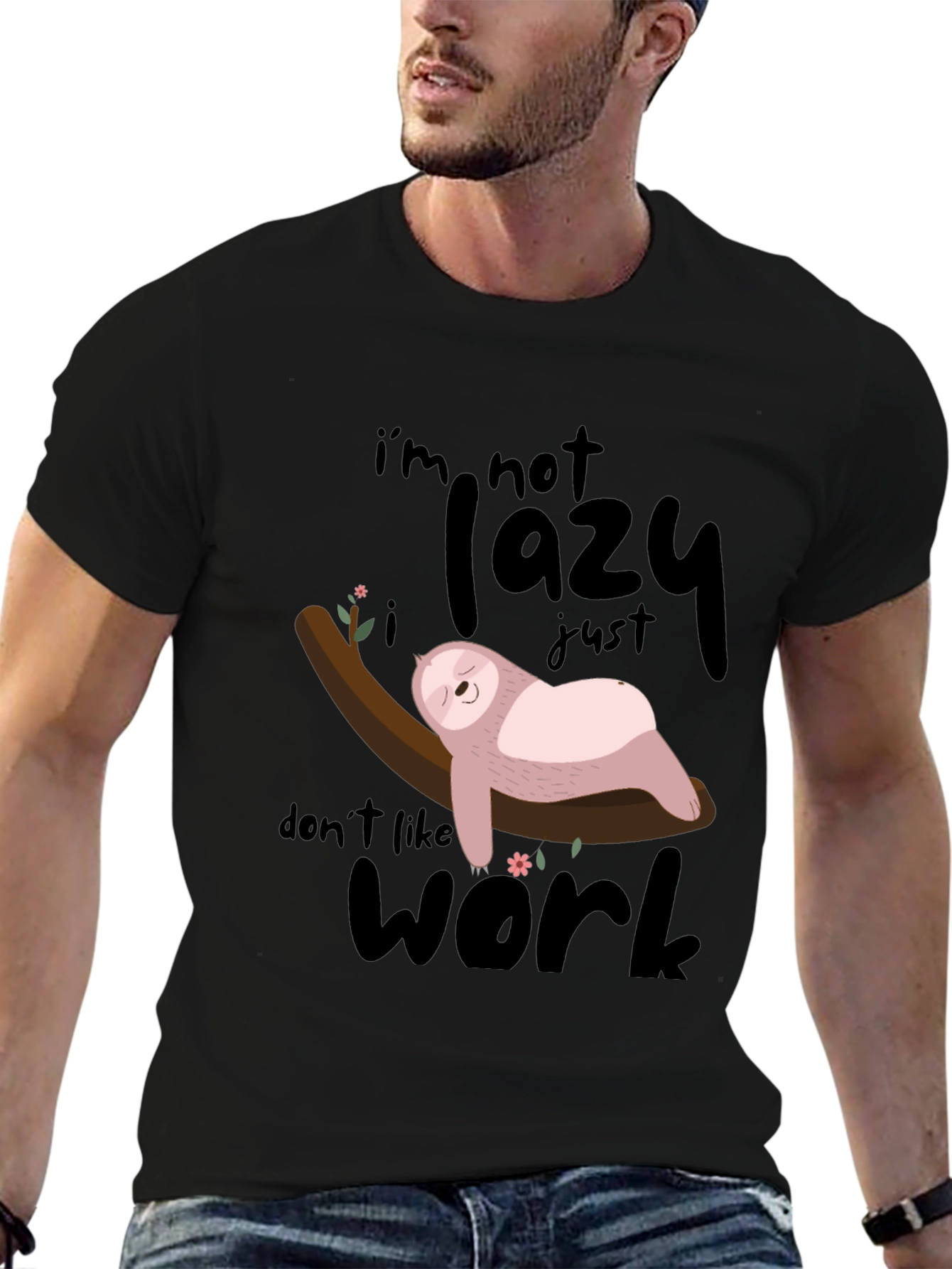 Lazy Sloth T-Shirt: Dont Like Work!