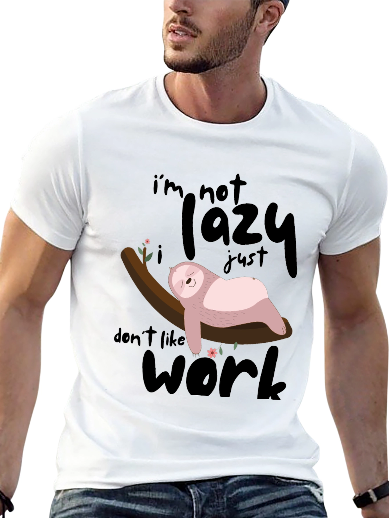 Lazy Sloth T-Shirt: Dont Like Work!