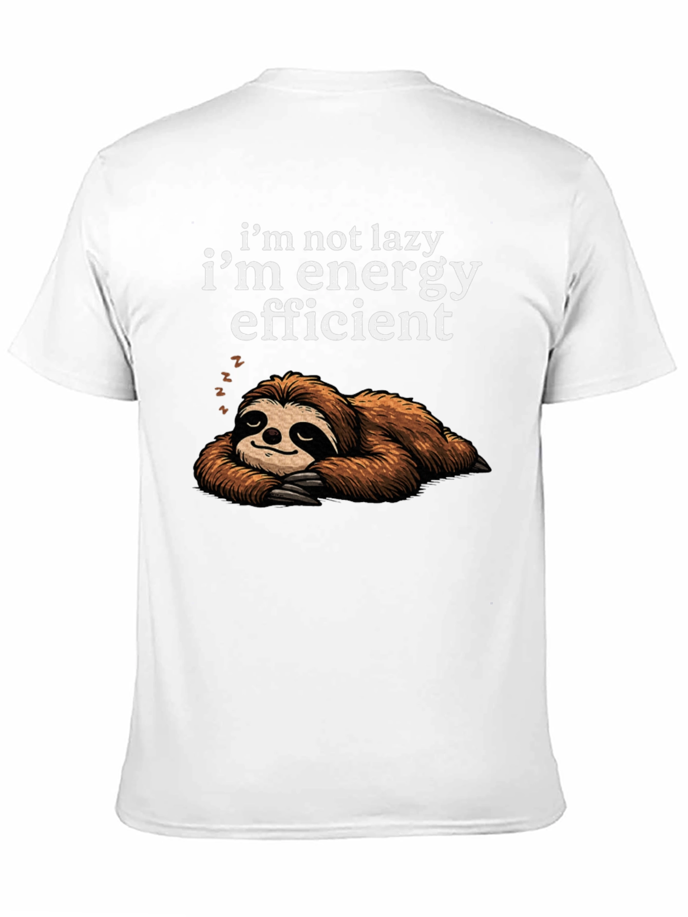 Energy Efficient Sloth Graphic Tee