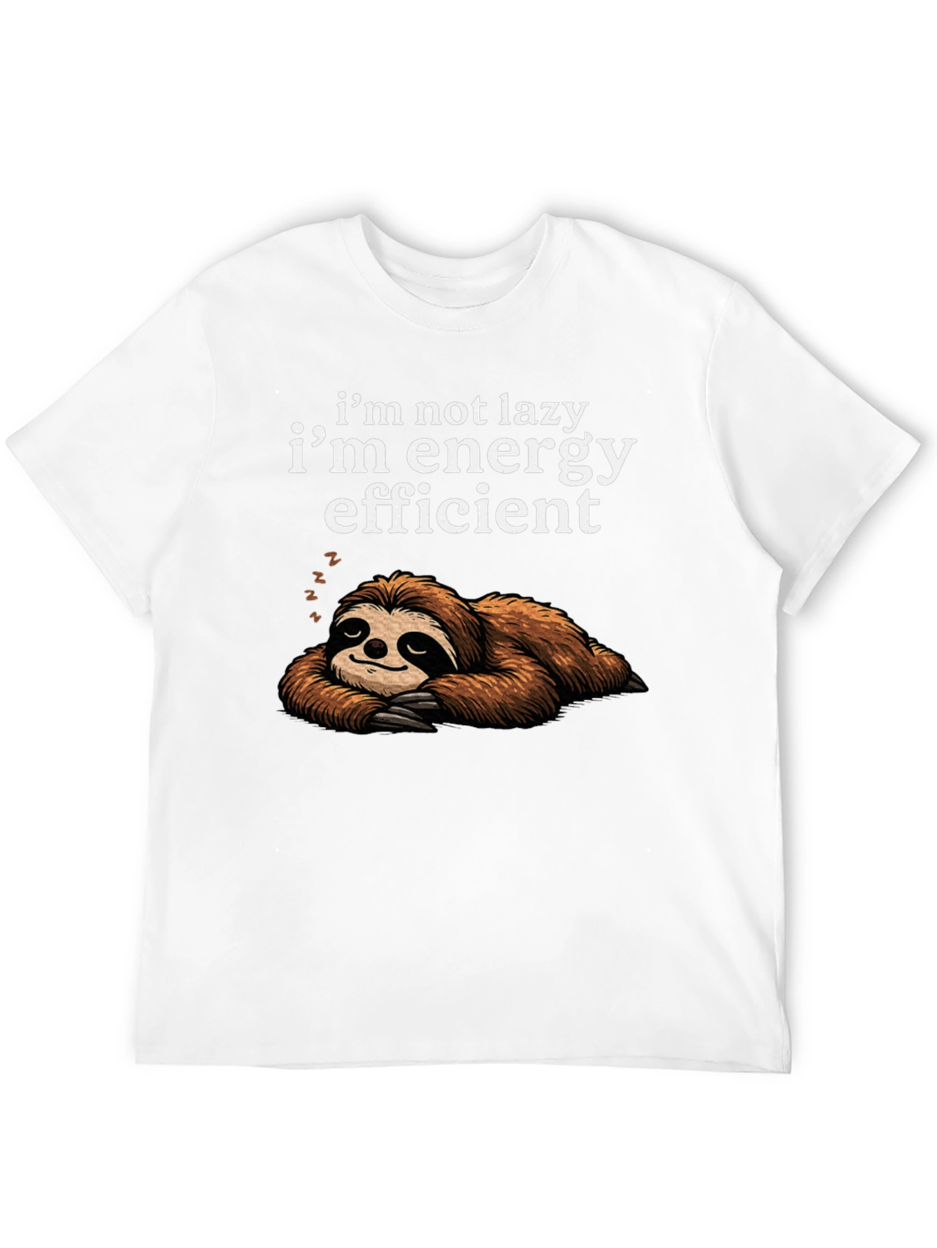 Energy Efficient Sloth Graphic Tee