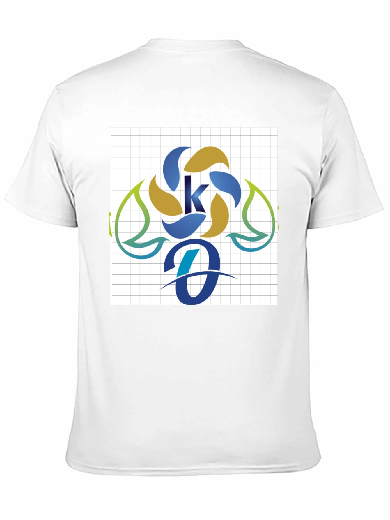 Modern Initial K and O Graphic Tee