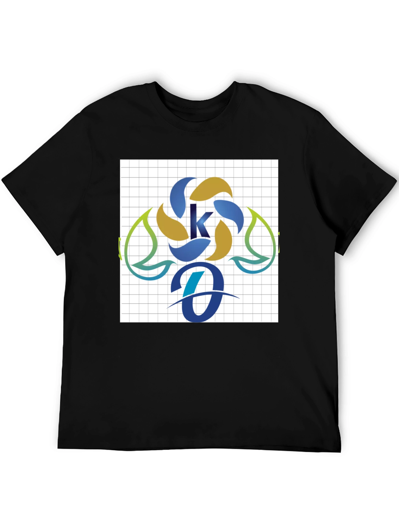 Modern Initial K and O Graphic Tee