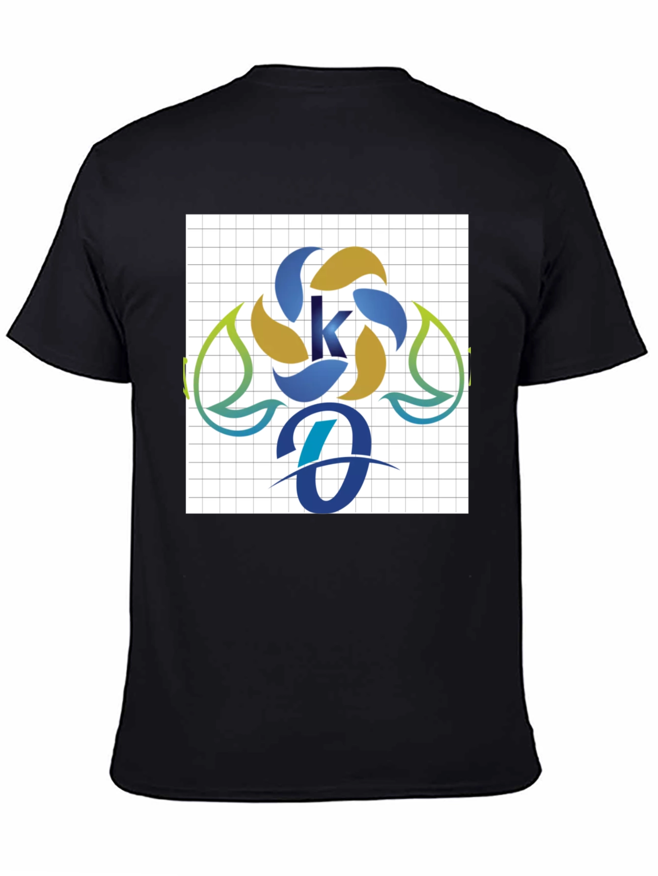 Modern Initial K and O Graphic Tee