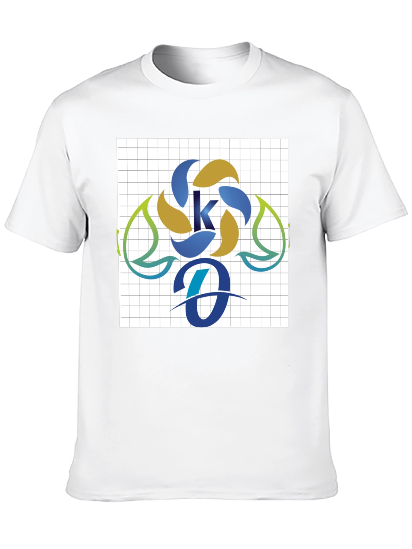 Modern Initial K and O Graphic Tee