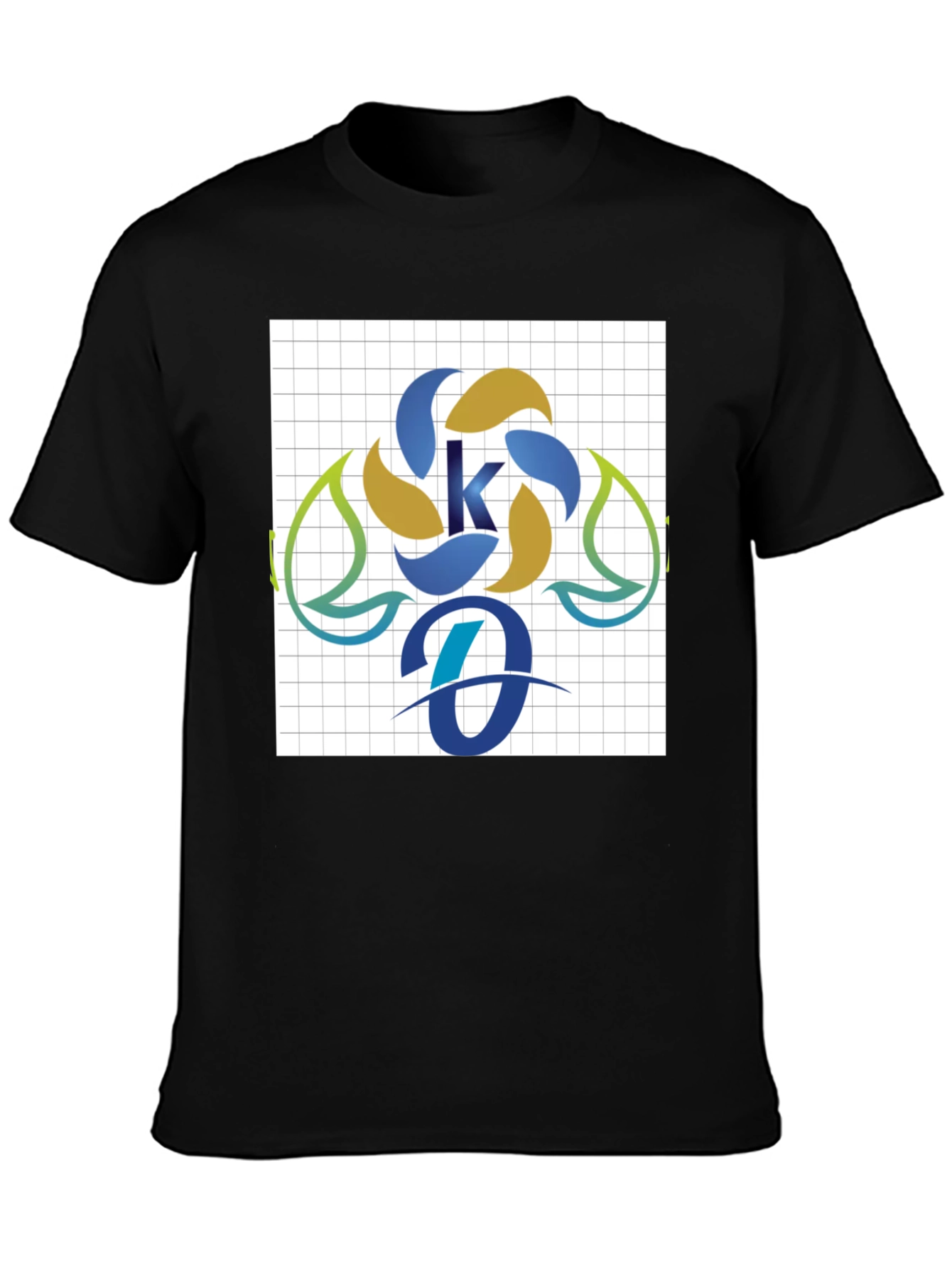 Modern Initial K and O Graphic Tee