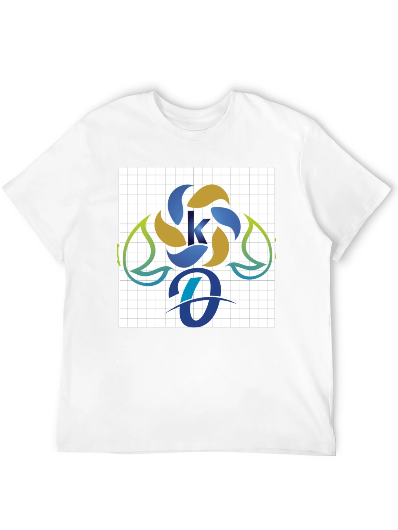 Modern Initial K and O Graphic Tee