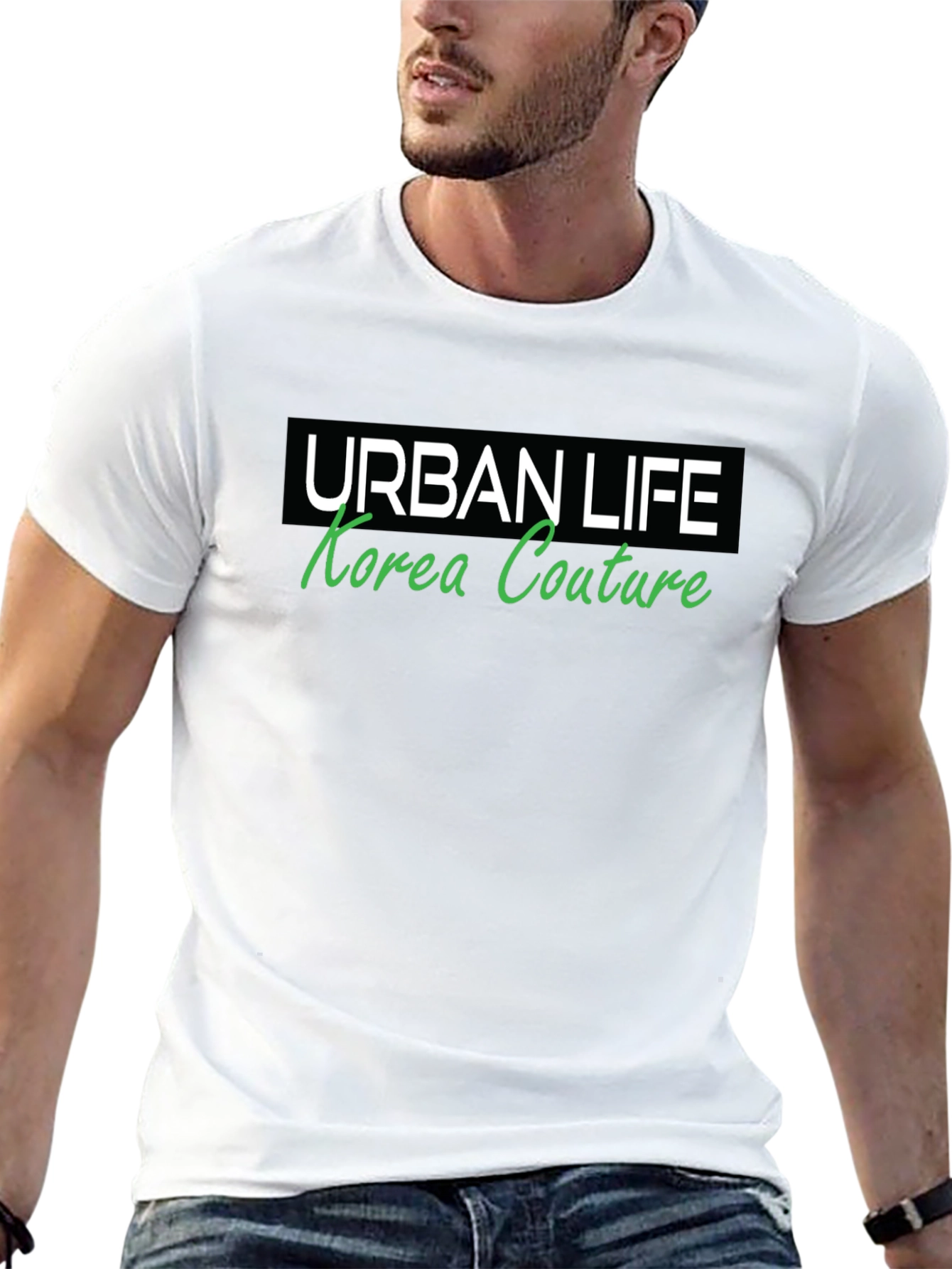 Urban Life Korea Couture Black T-Shirt