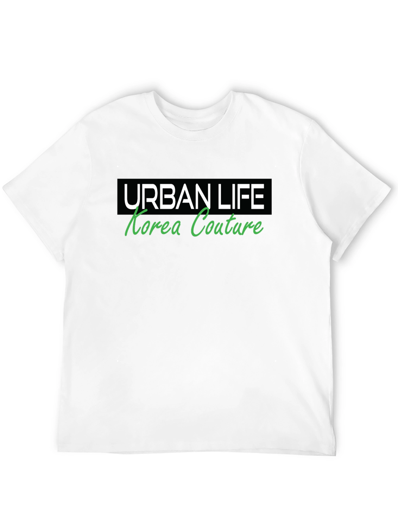 Urban Life Korea Couture Black T-Shirt