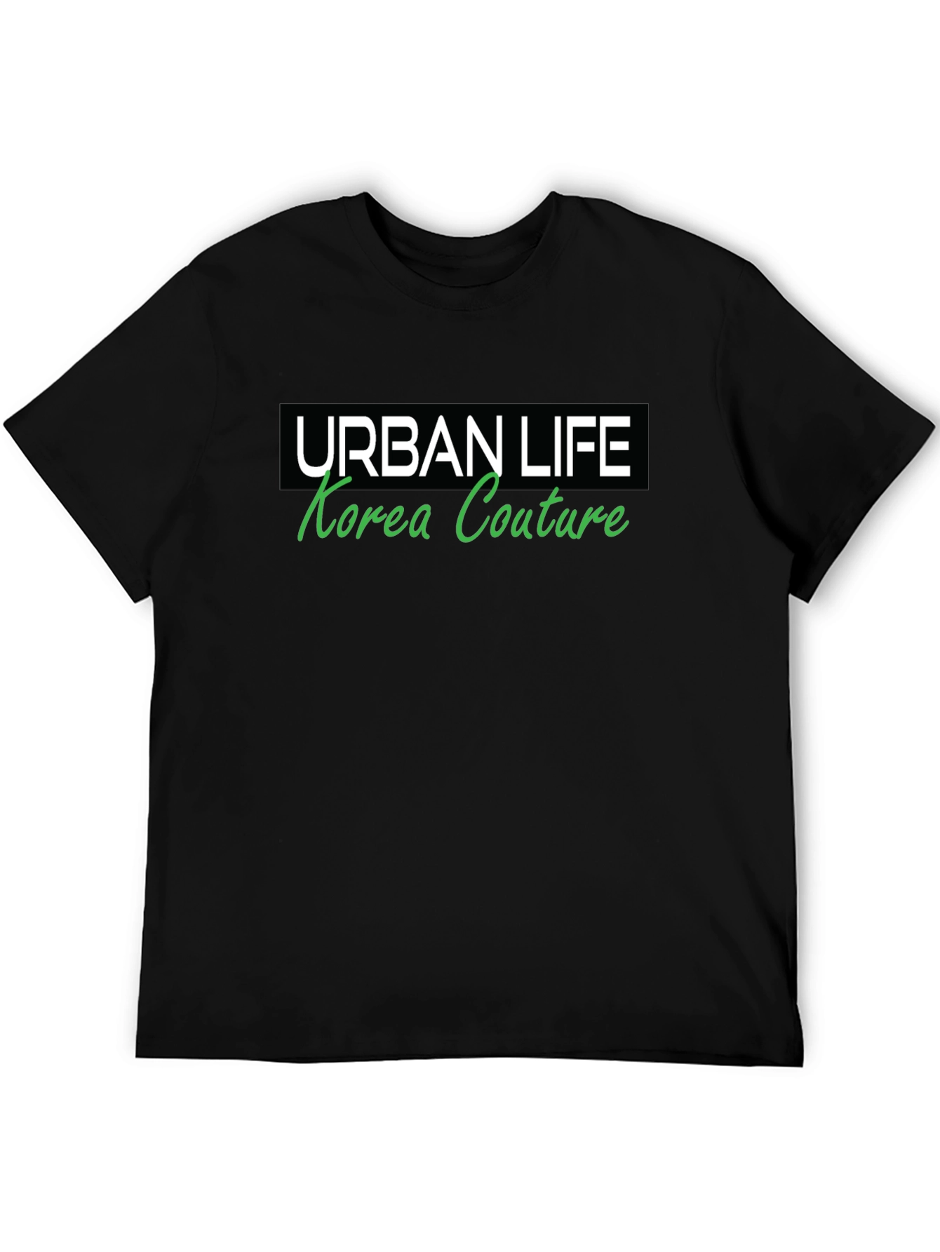 Urban Life Korea Couture Black T-Shirt
