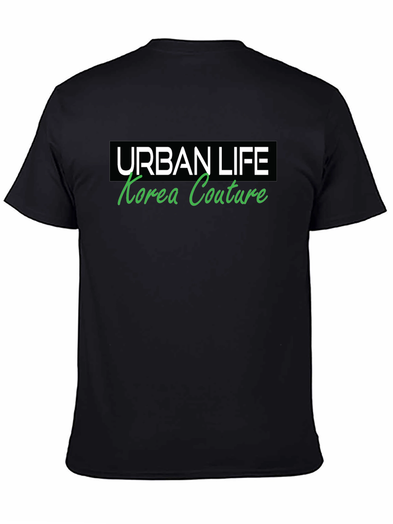 Urban Life Korea Couture Black T-Shirt
