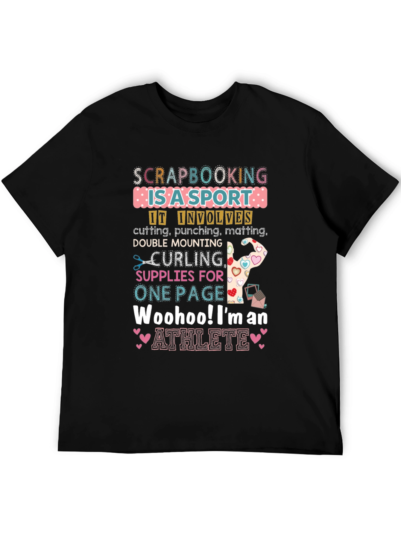 Scrapbooking is a Sport T-Shirt Athlete Gift