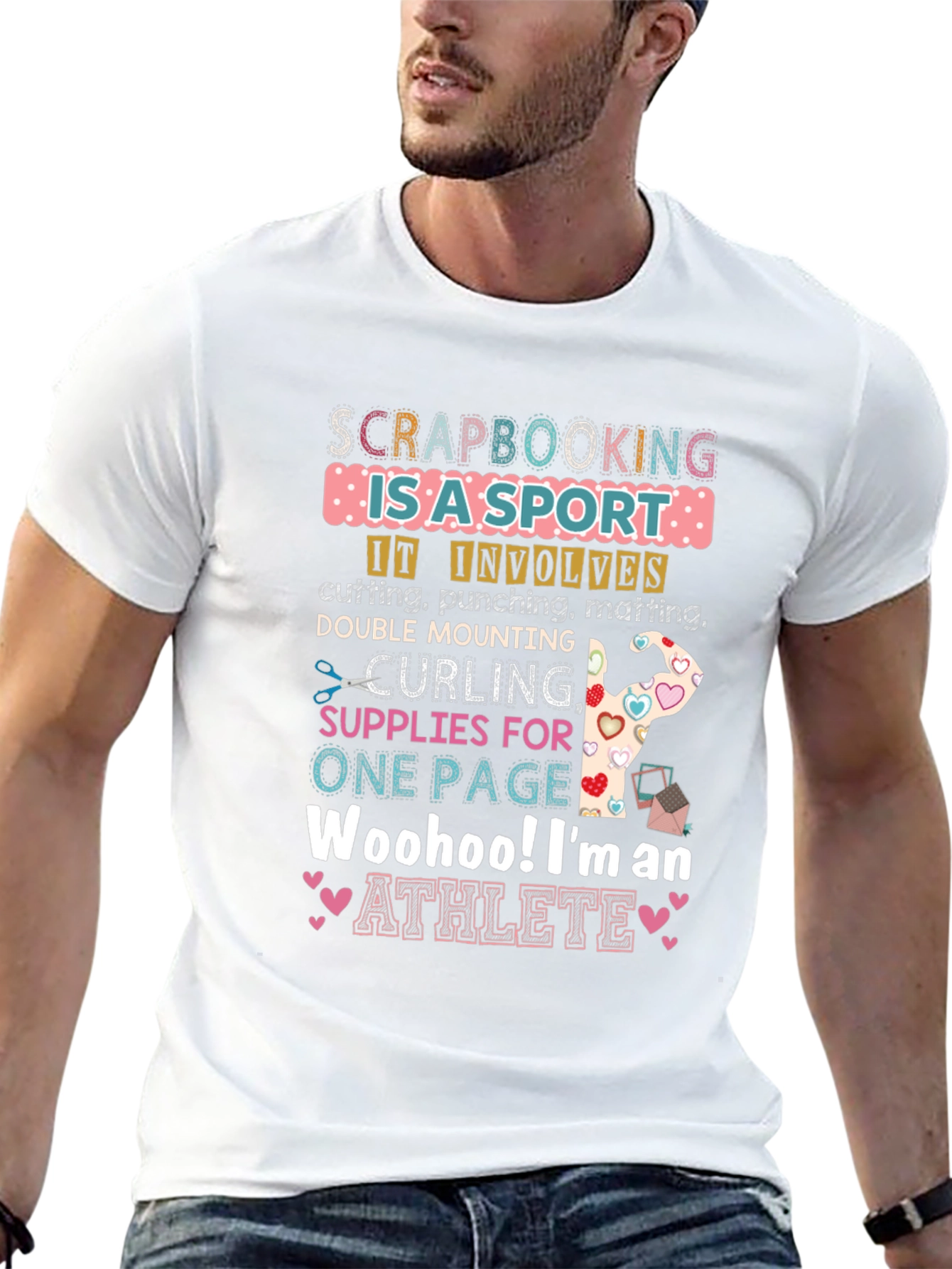 Scrapbooking is a Sport T-Shirt Athlete Gift