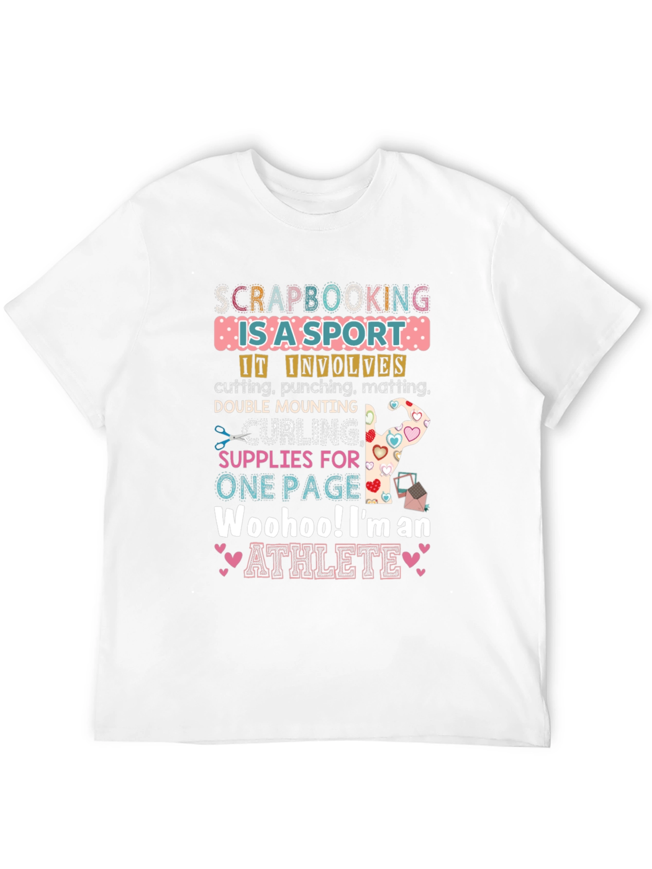 Scrapbooking is a Sport T-Shirt Athlete Gift