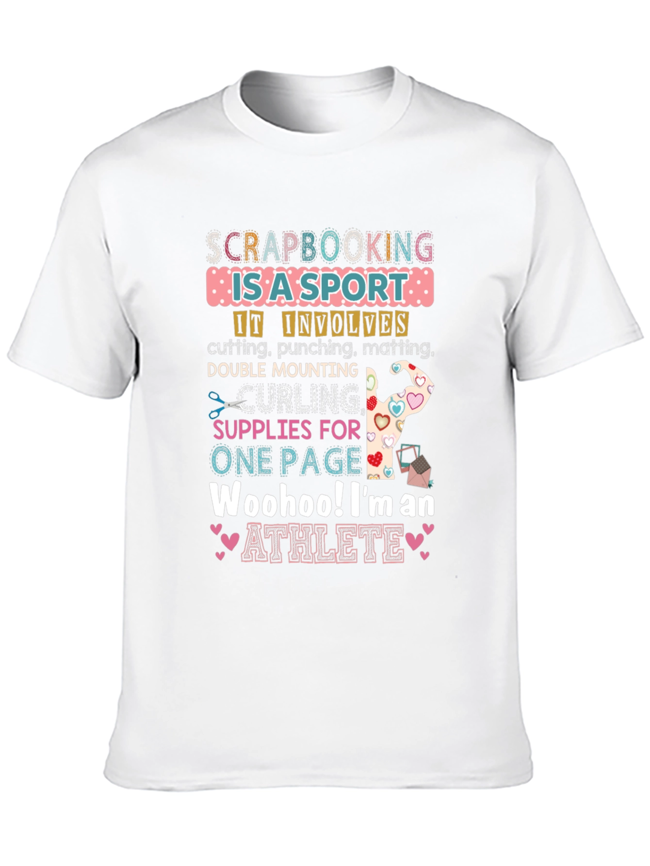 Scrapbooking is a Sport T-Shirt Athlete Gift