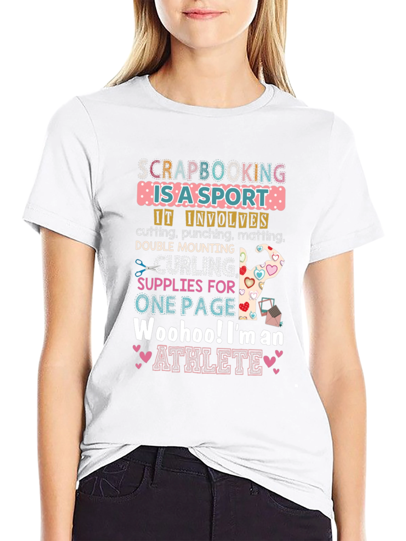 Scrapbooking is a Sport T-Shirt Athlete Gift