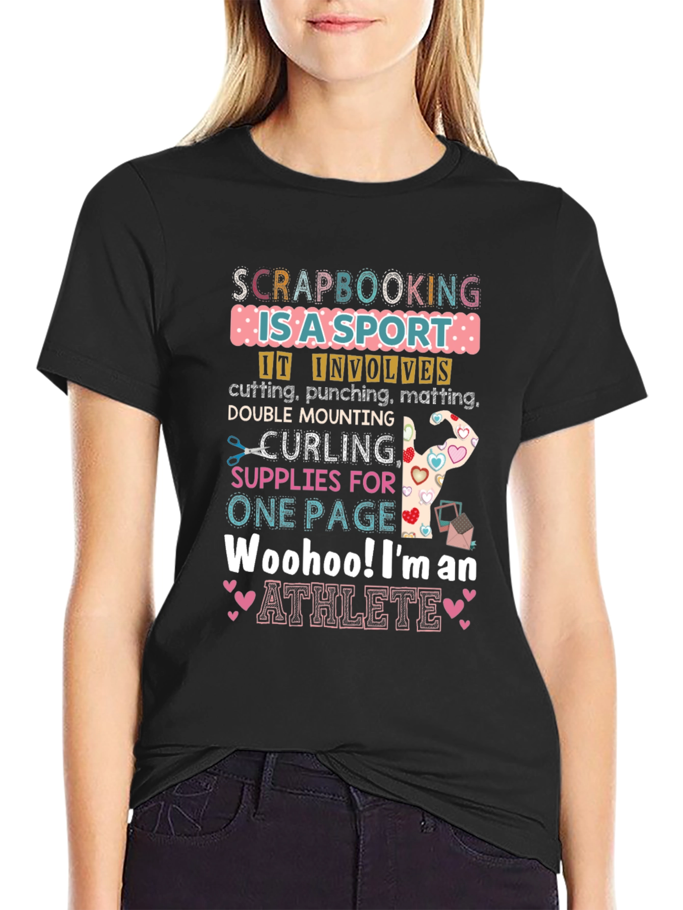 Scrapbooking is a Sport T-Shirt Athlete Gift