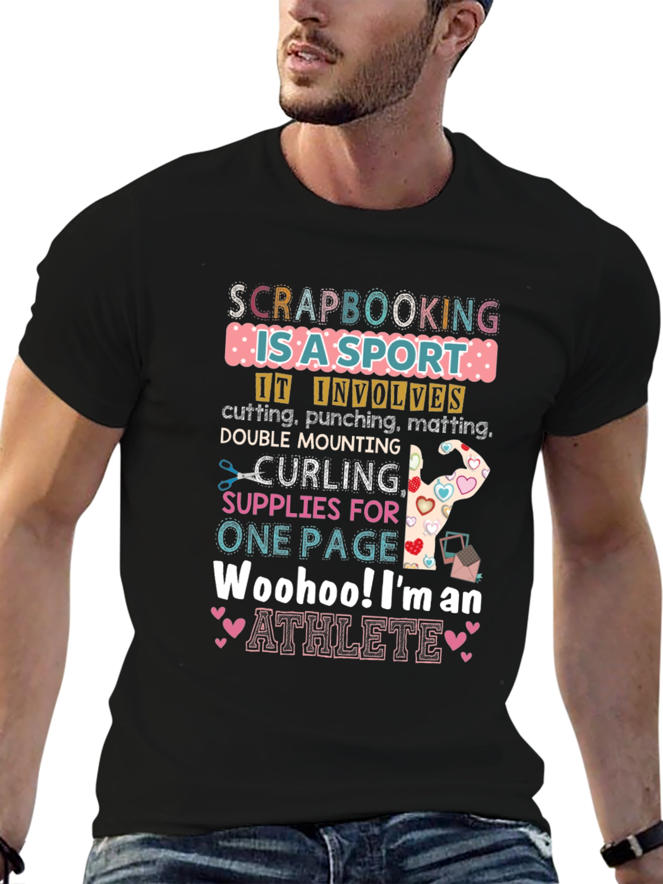 Scrapbooking is a Sport T-Shirt Athlete Gift