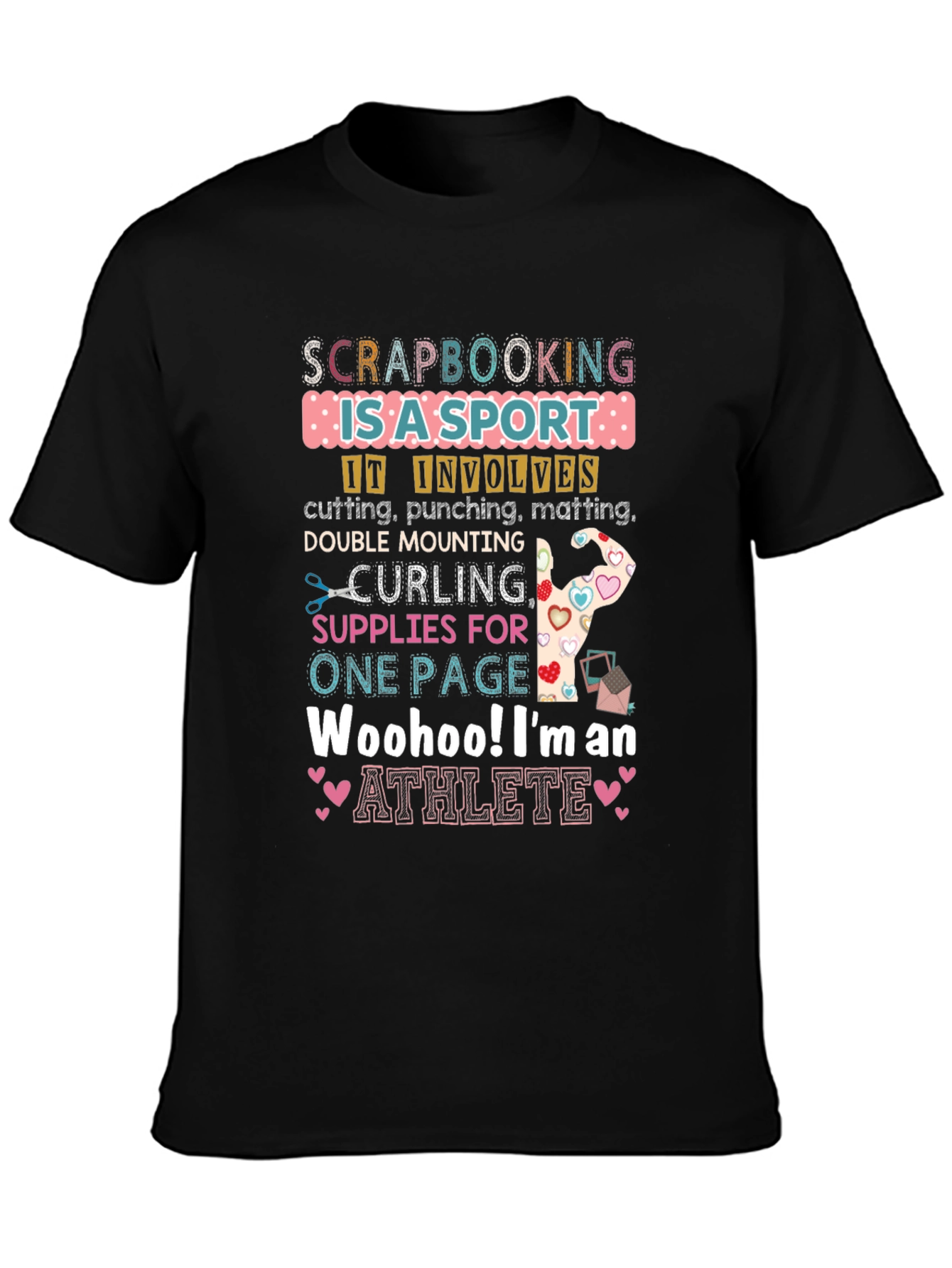 Scrapbooking is a Sport T-Shirt Athlete Gift