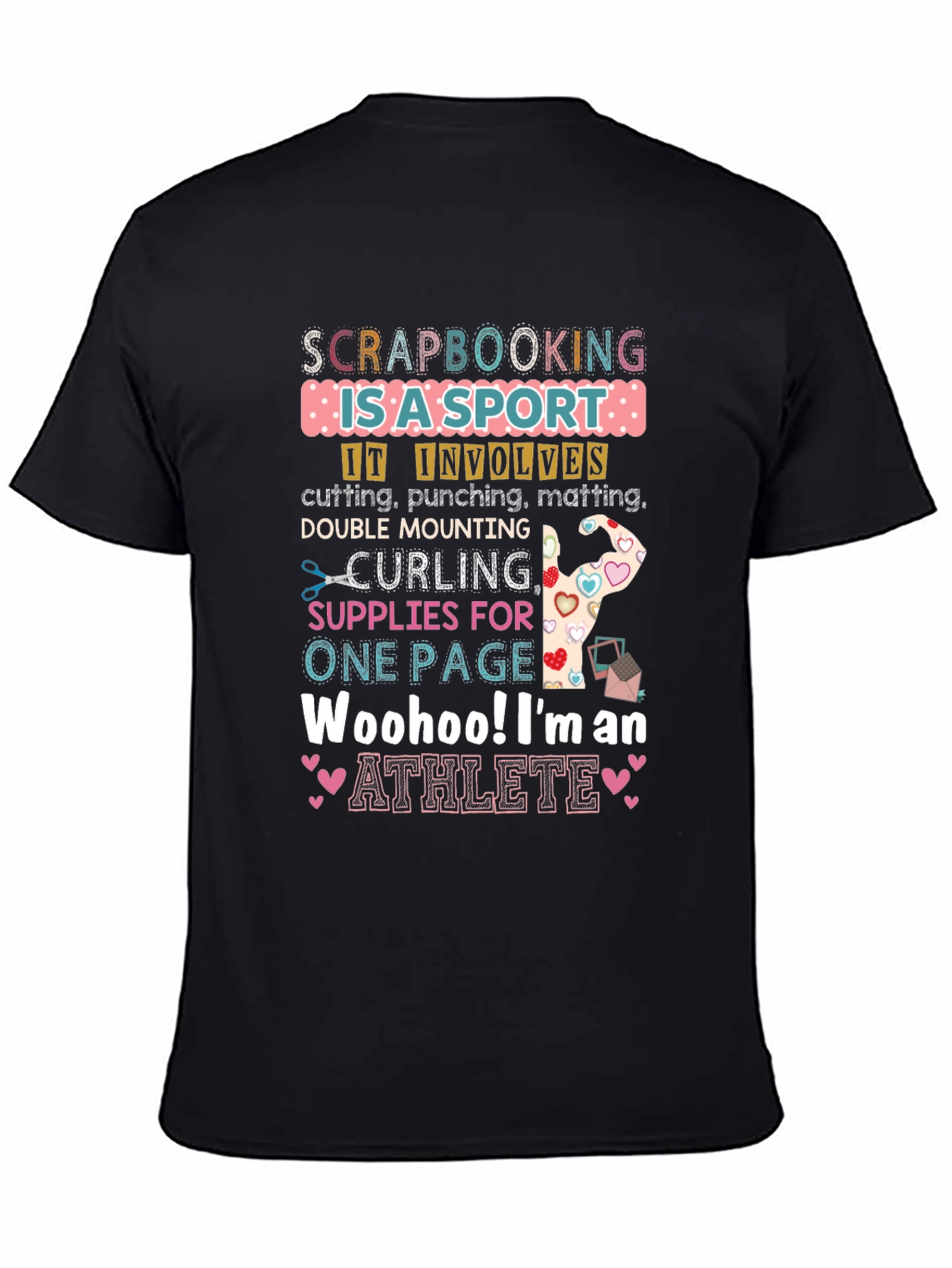 Scrapbooking is a Sport T-Shirt Athlete Gift