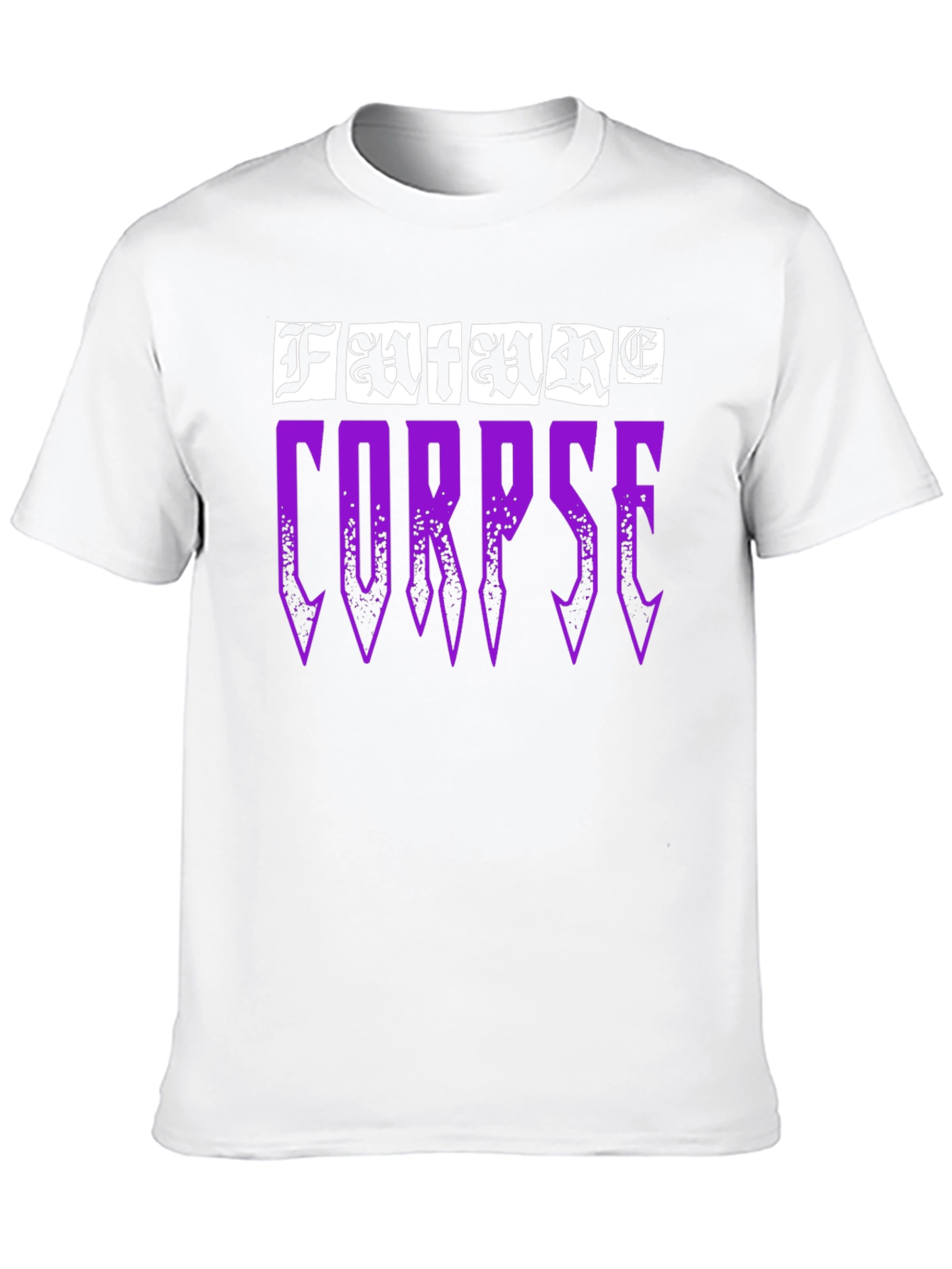 Future Corpse Graphic Print Black T-Shirt