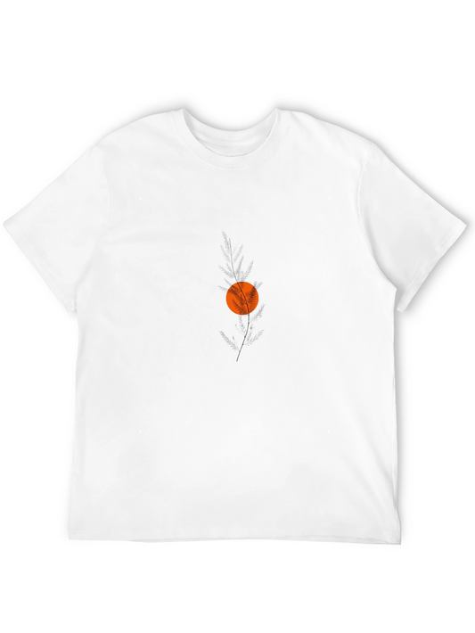 Minimalist Sun & Reeds Black T-Shirt