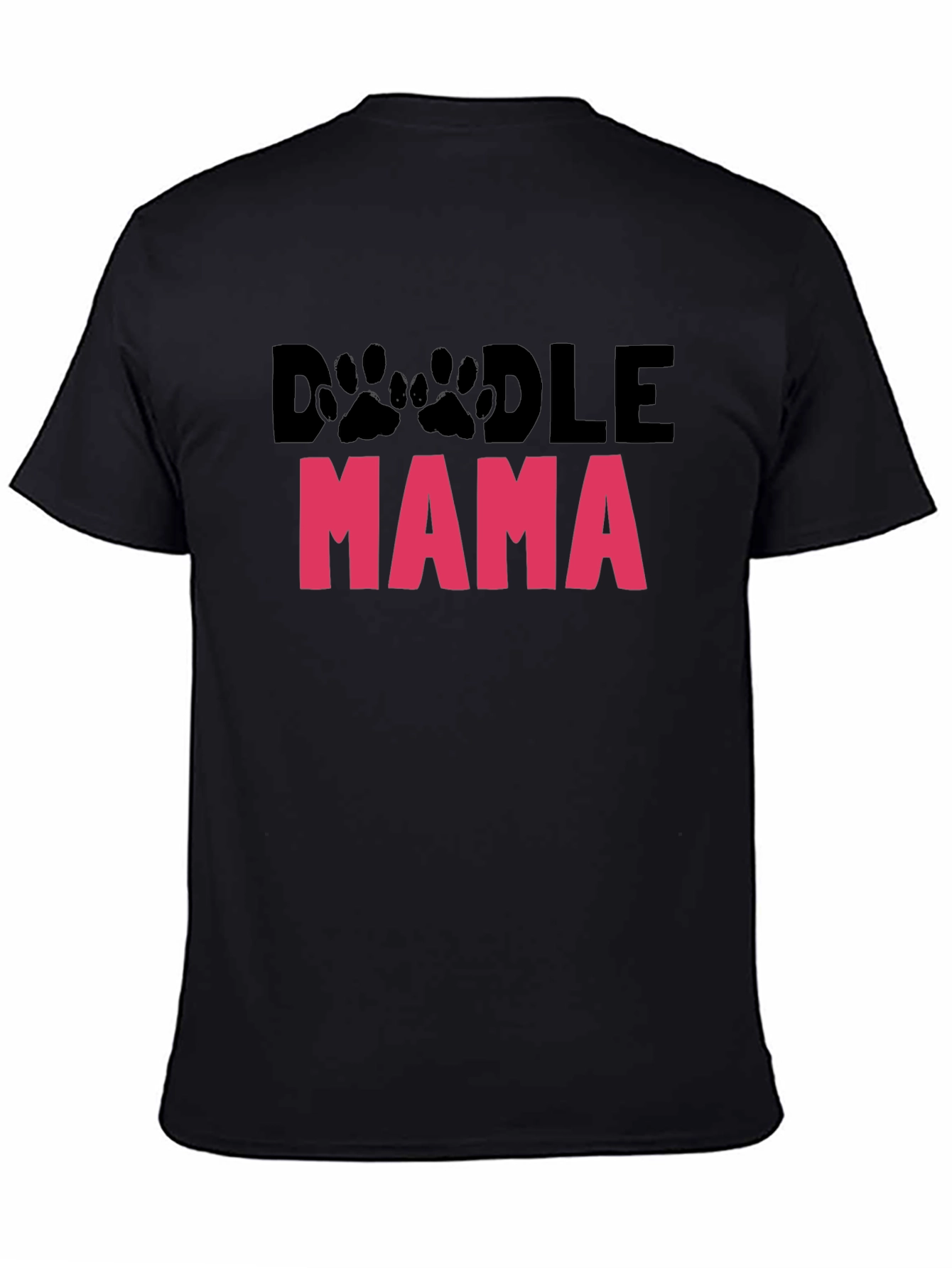 Doodle Mama Black T-Shirt for Dog Lovers