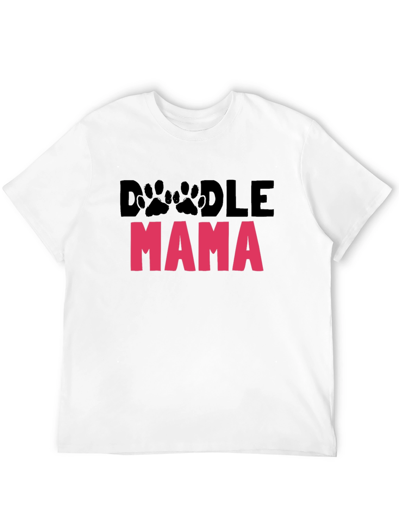 Doodle Mama Black T-Shirt for Dog Lovers