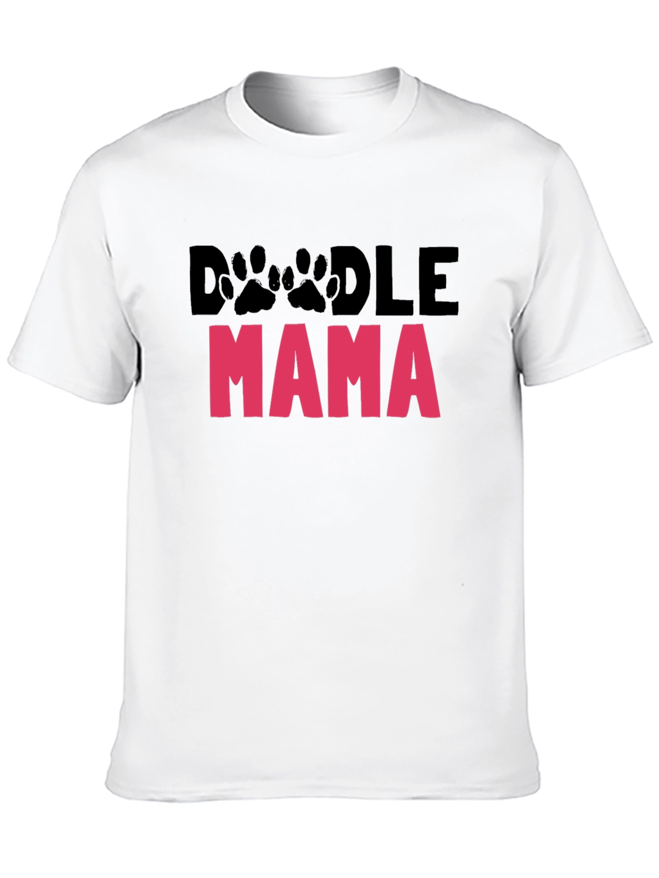 Doodle Mama Black T-Shirt for Dog Lovers