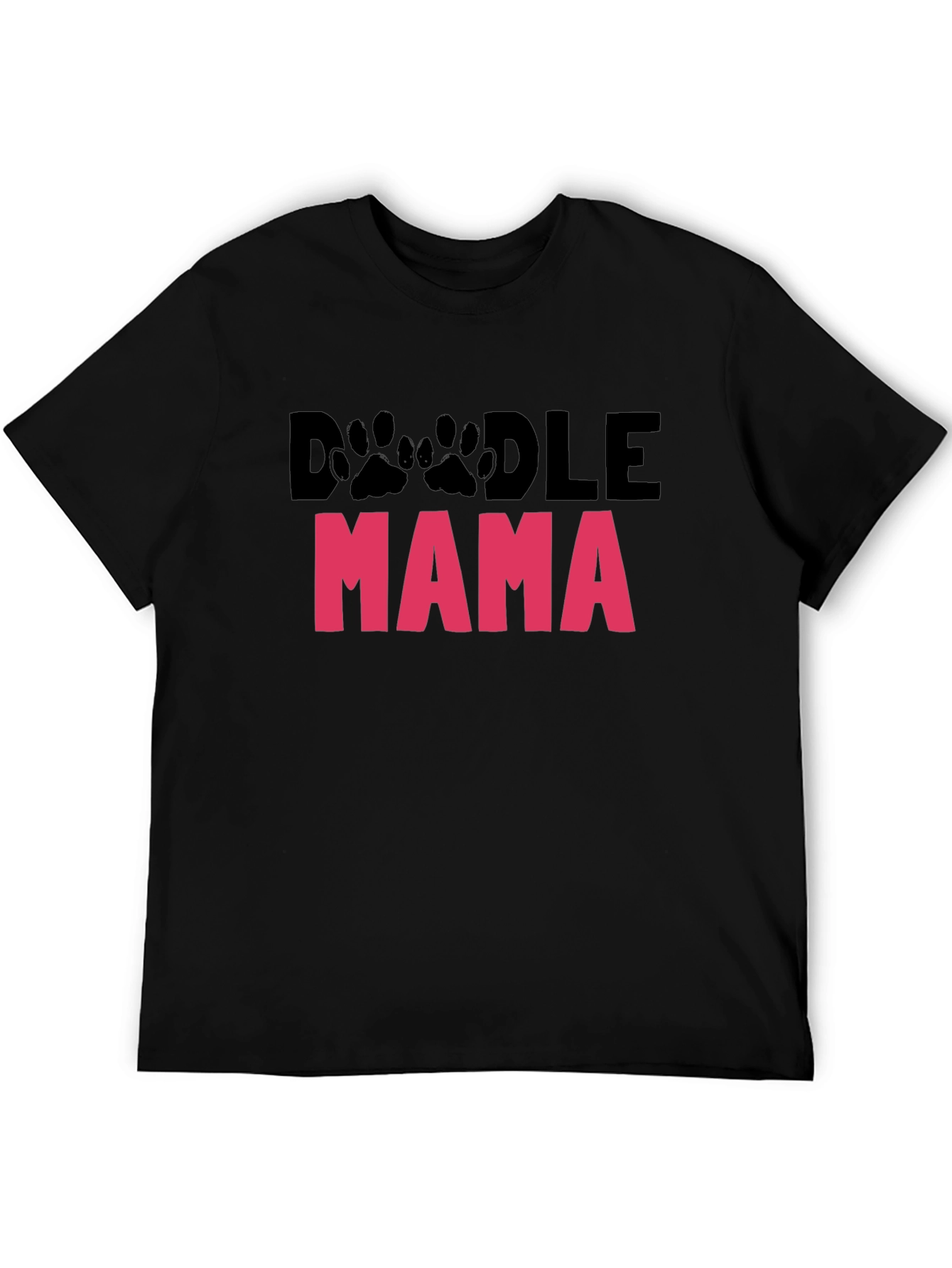 Doodle Mama Black T-Shirt for Dog Lovers
