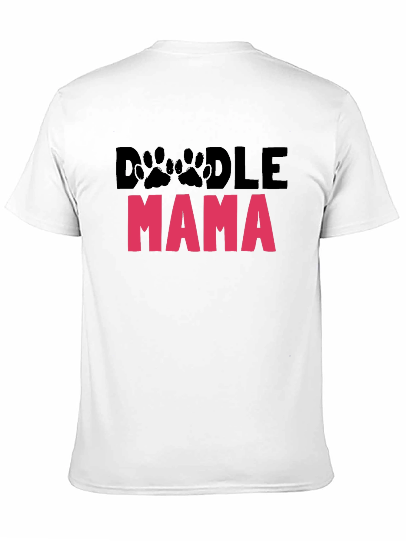 Doodle Mama Black T-Shirt for Dog Lovers