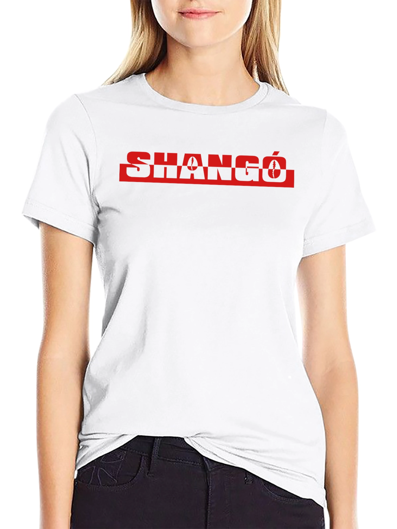 Shangó Graphic Tee - Black Cotton T-Shirt