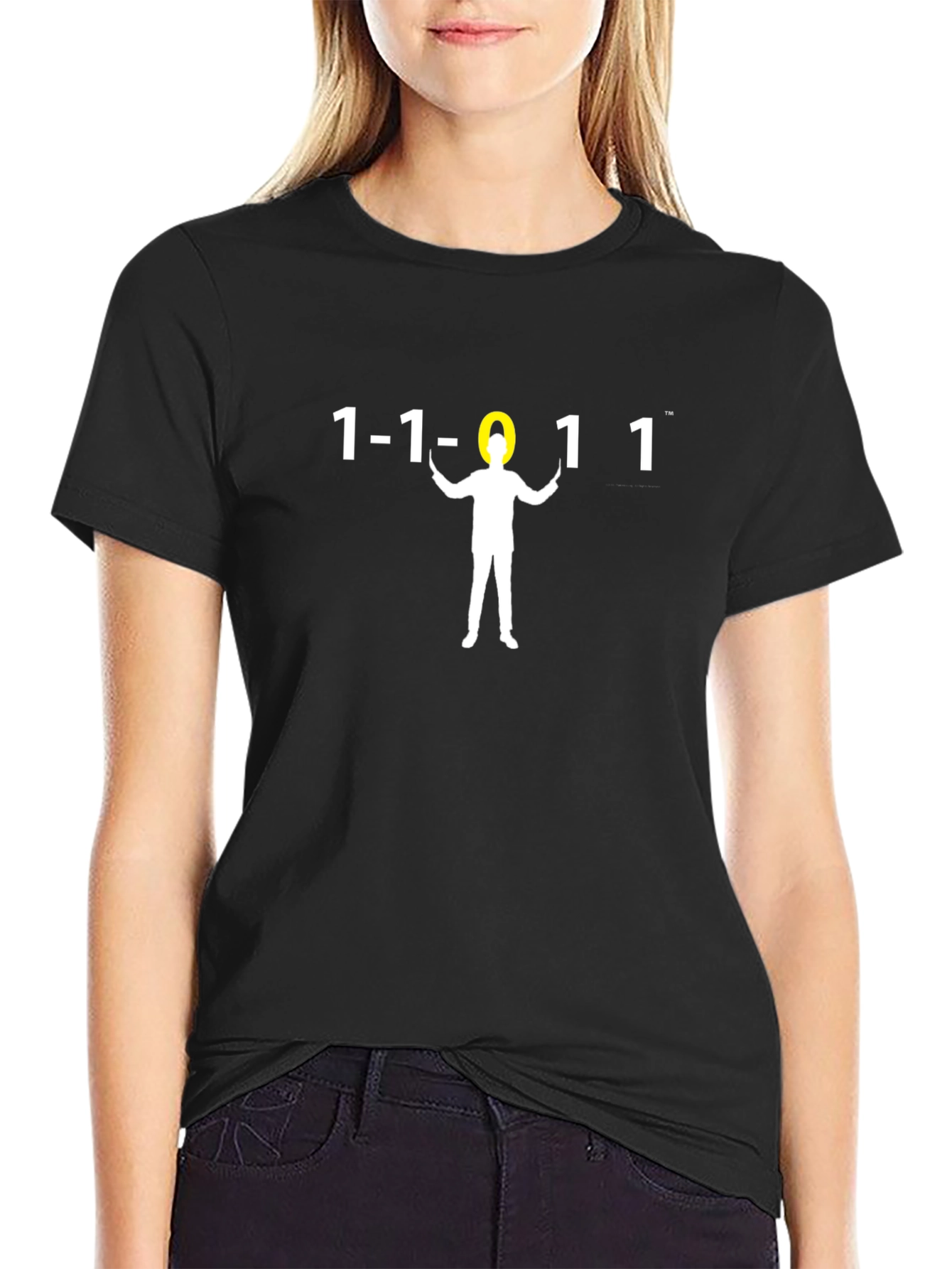 Binary Code Graphic T-Shirt
