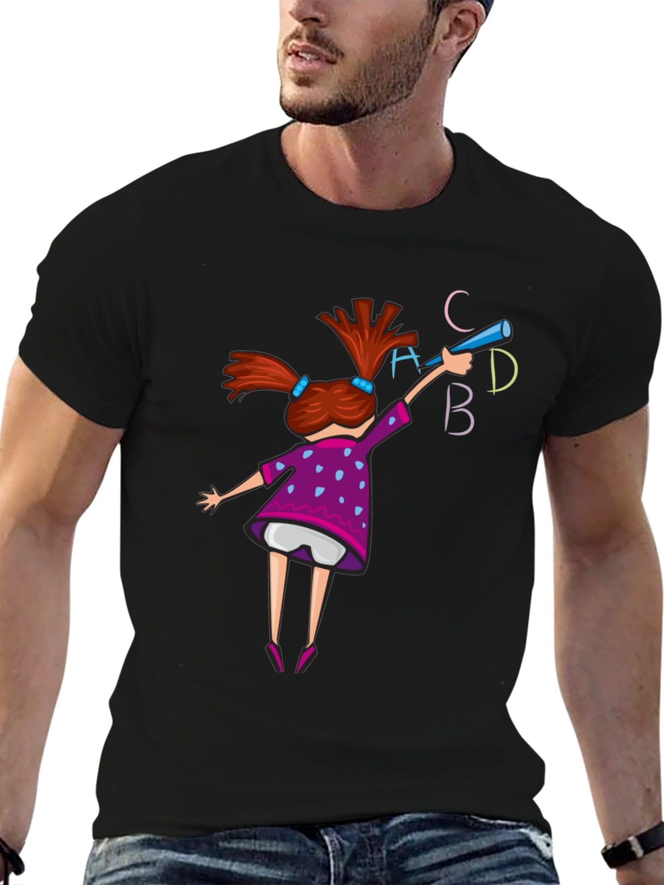 ABC Girl T-Shirt - Cute & Quirky Design