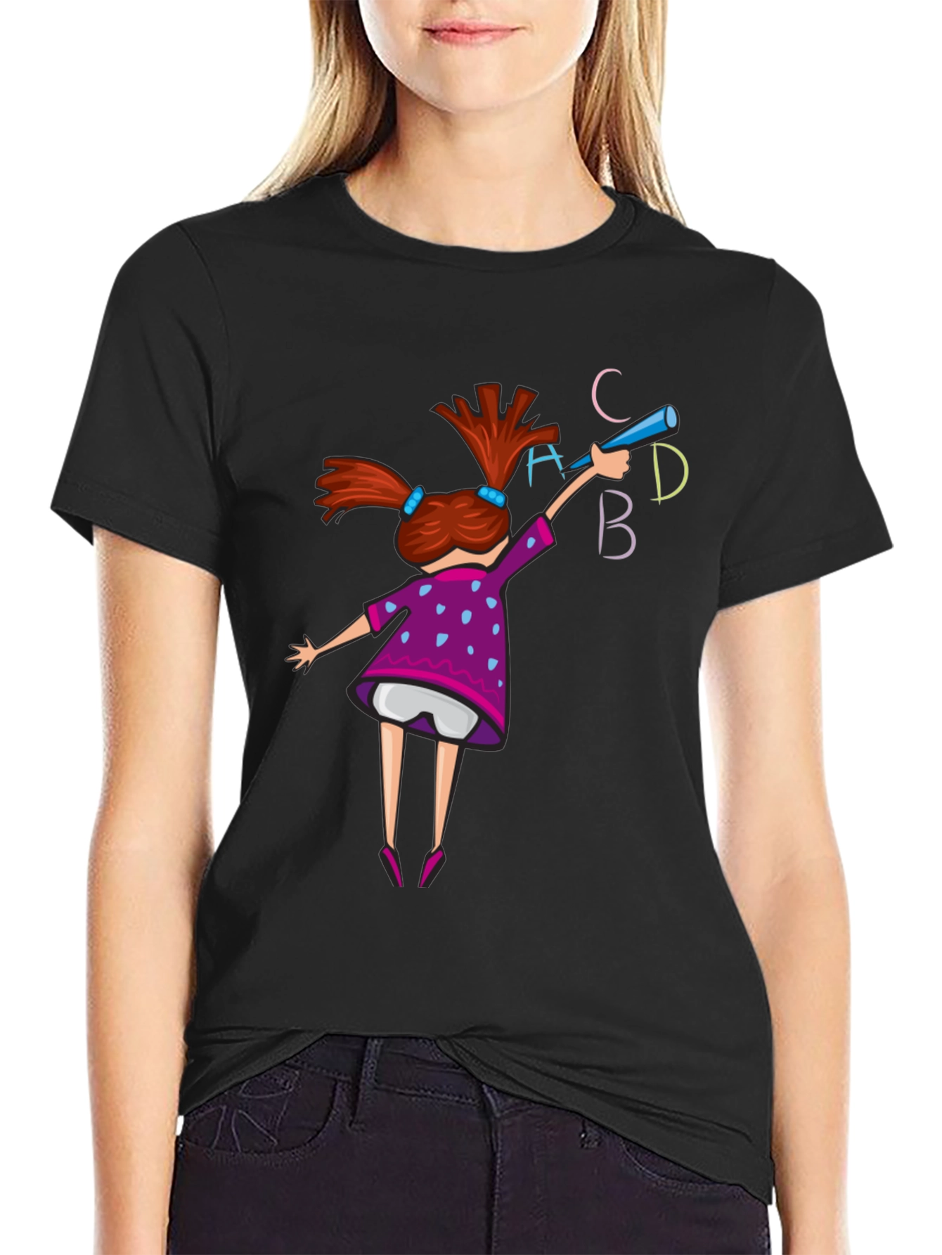ABC Girl T-Shirt - Cute & Quirky Design