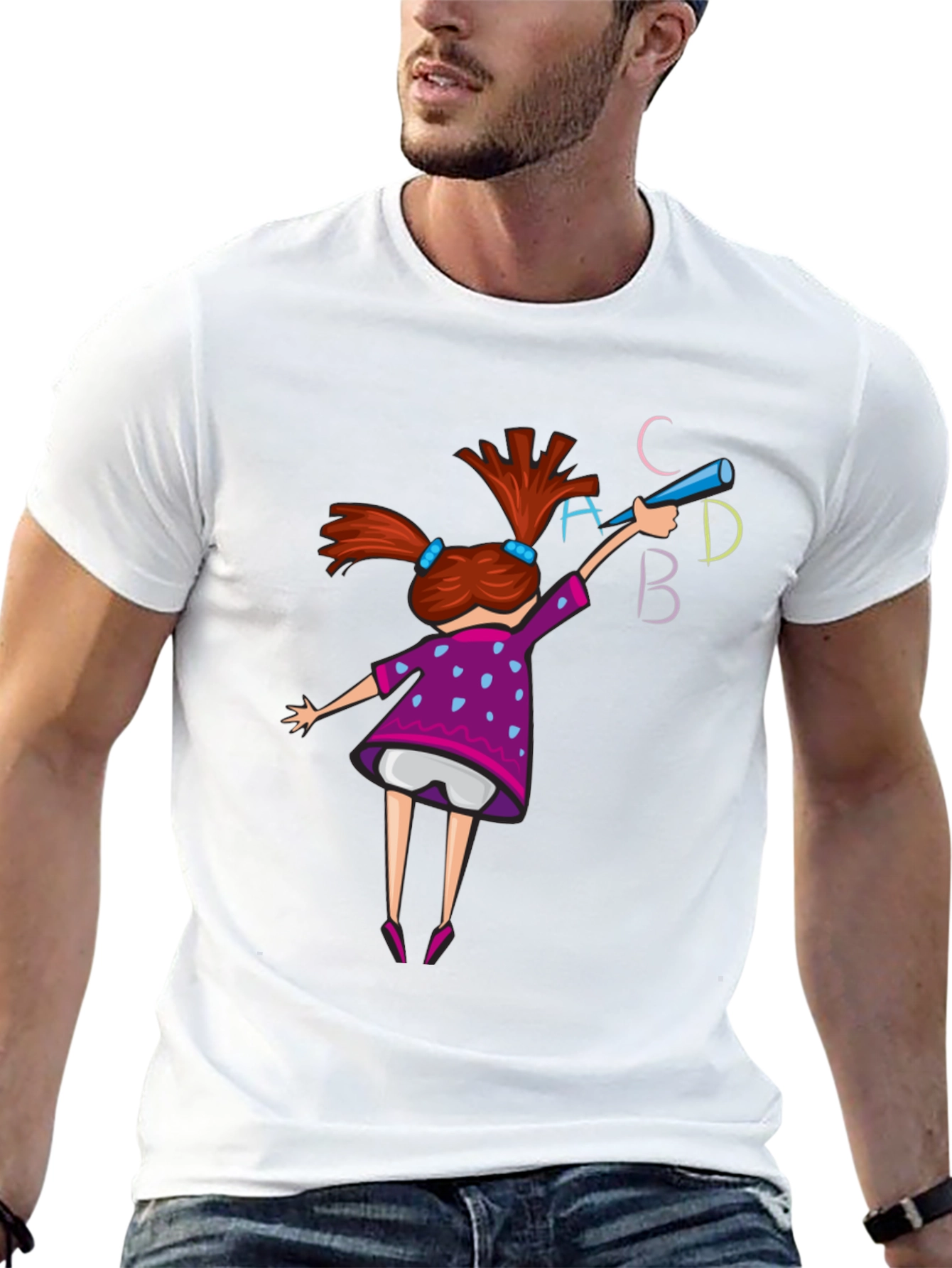 ABC Girl T-Shirt - Cute & Quirky Design