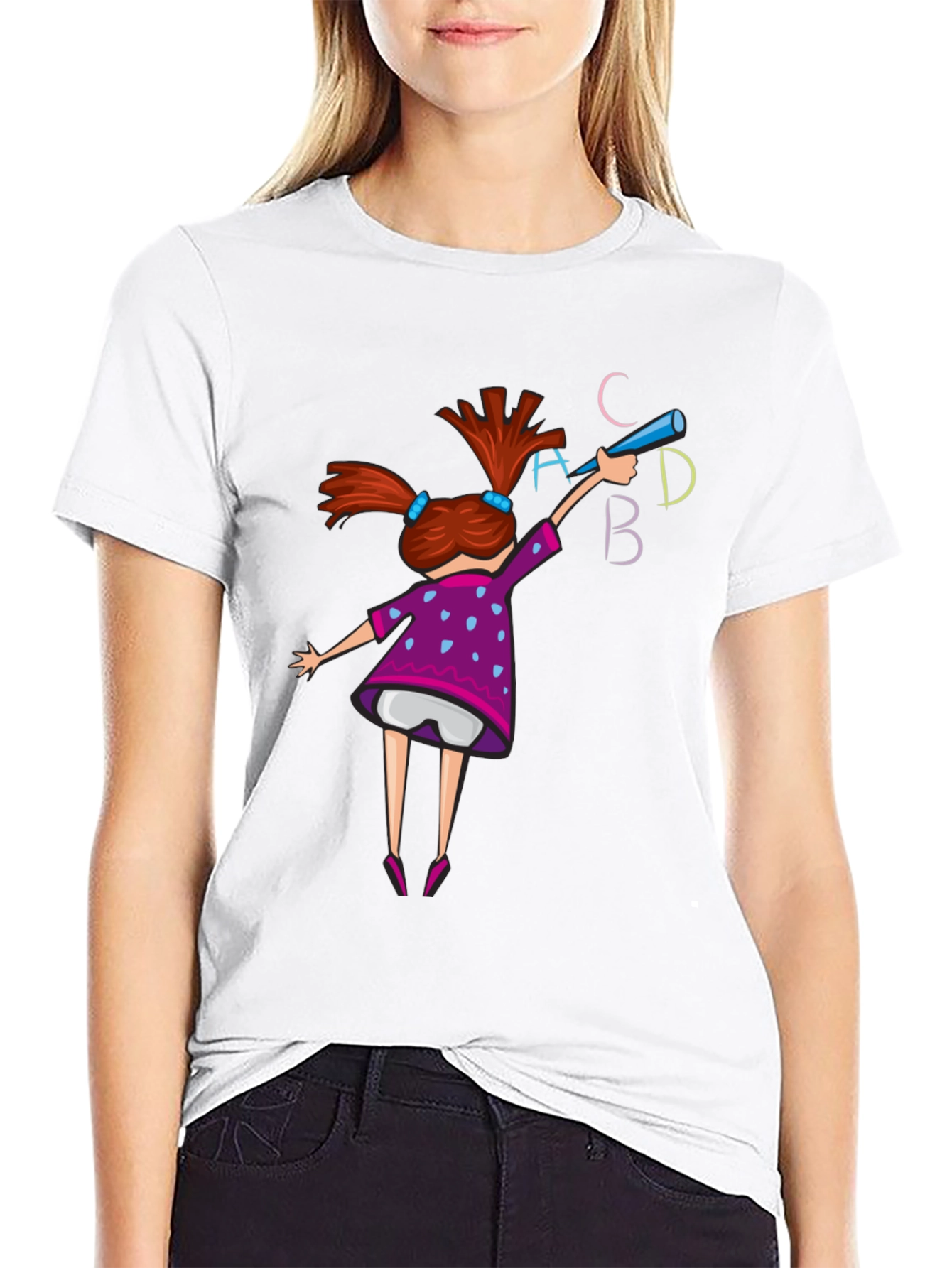 ABC Girl T-Shirt - Cute & Quirky Design